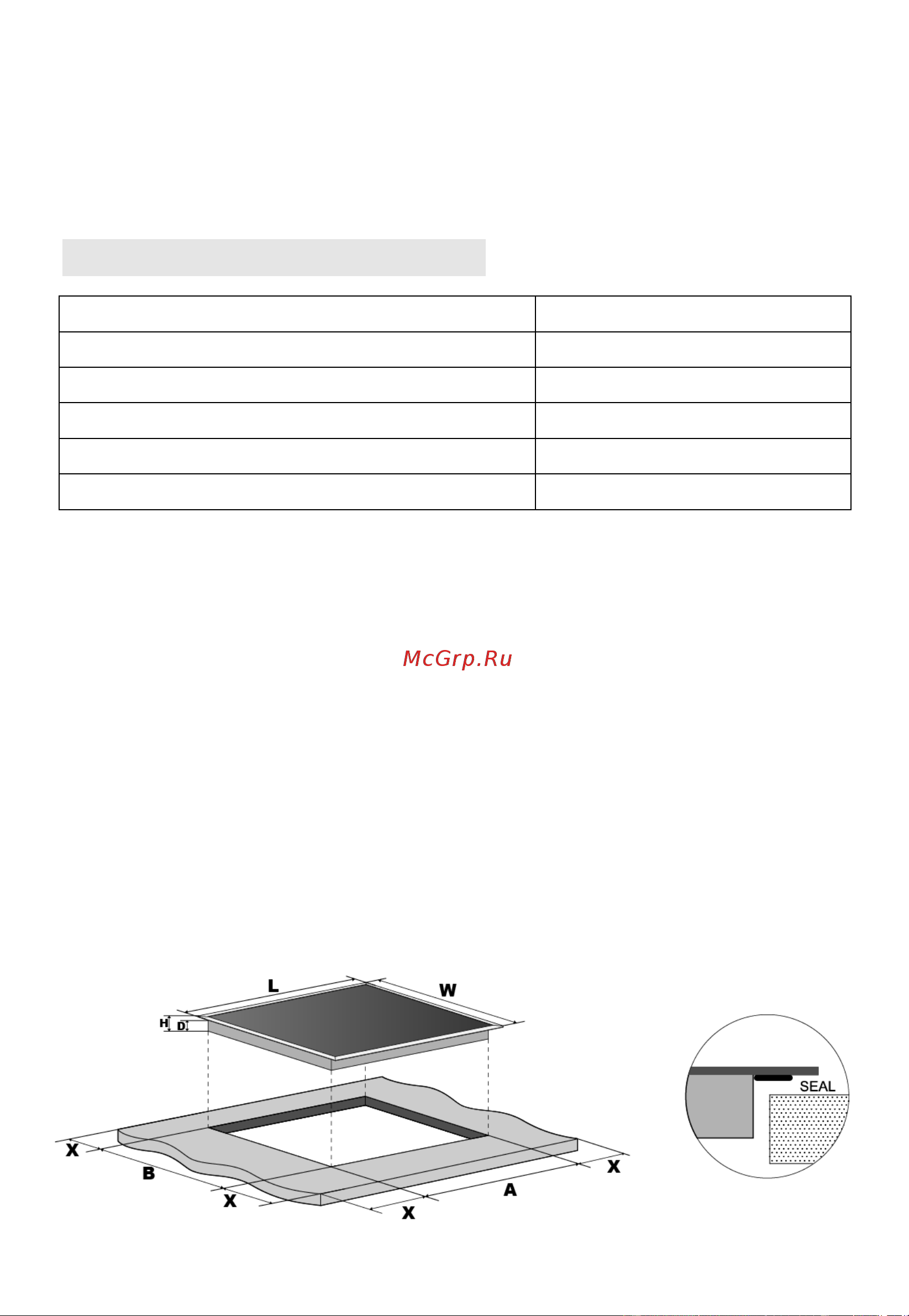 Candy CFIB640RC [195/200] Instalacja