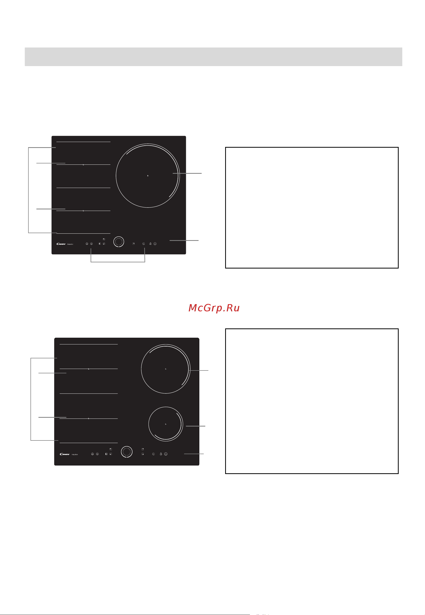 Candy CFIB640RC [8/200] Product overview