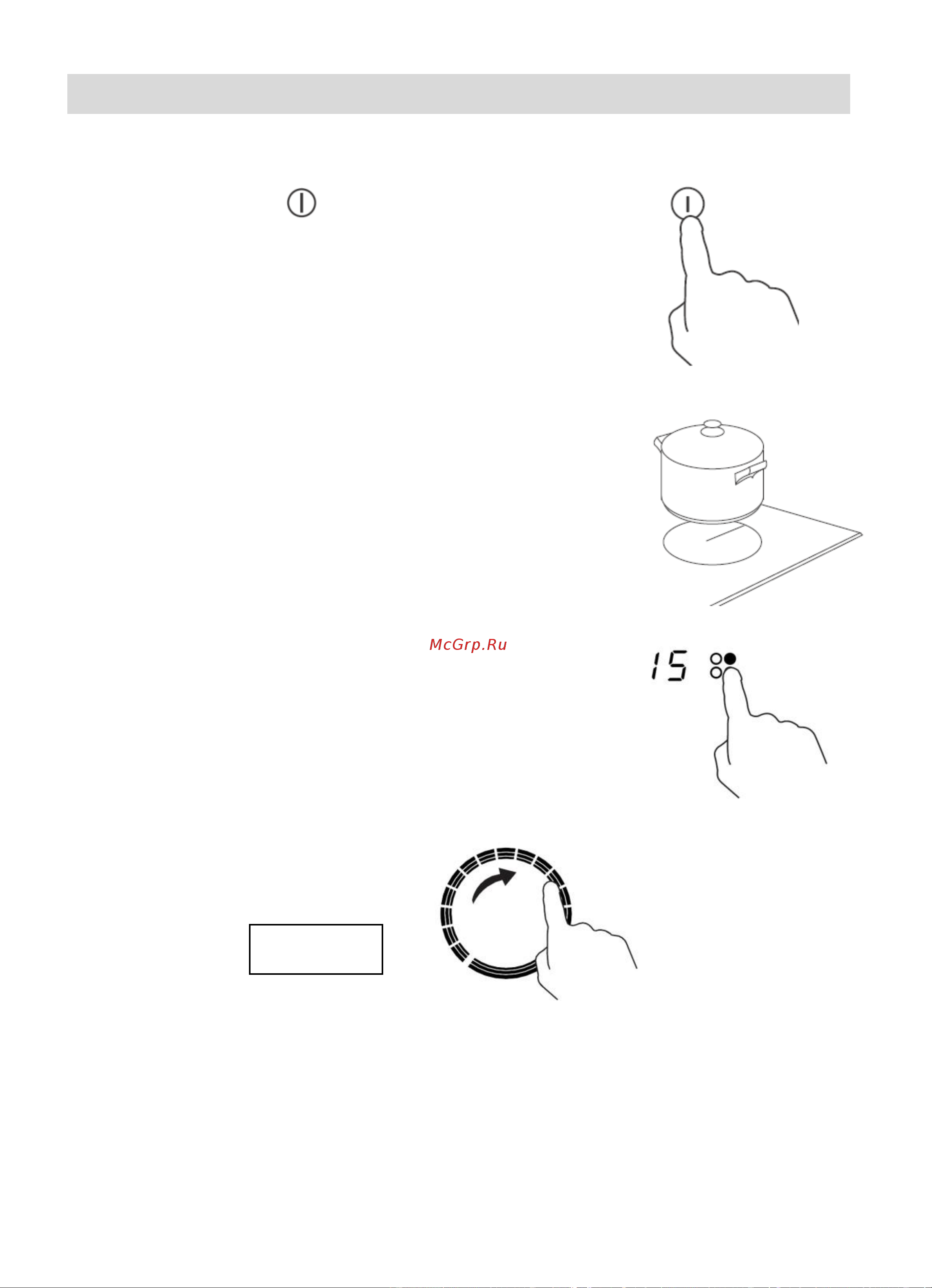 Candy CI 3640 ELITE [12/63] Using your induction hob
