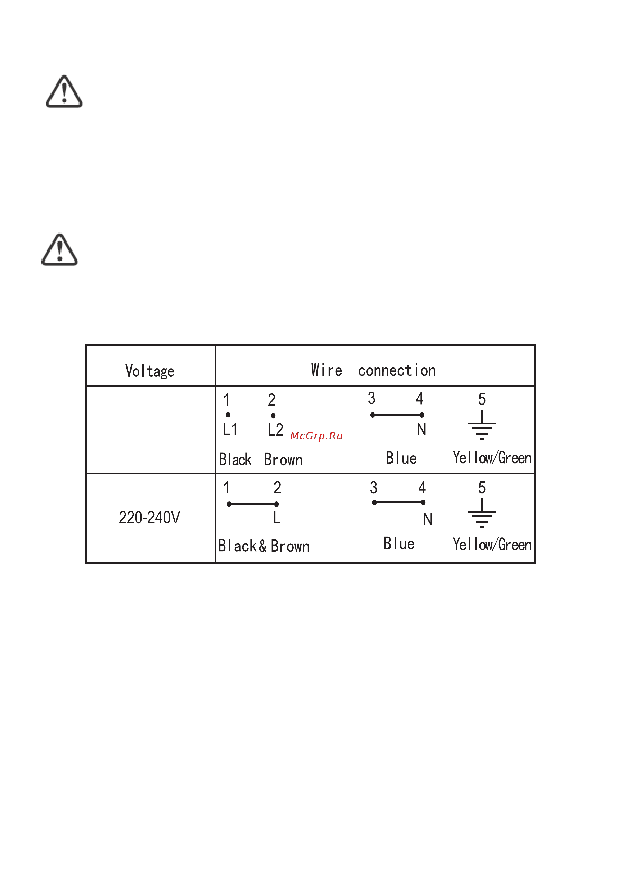 Candy CI 630 L [28/63] Connecting the hob to the mains power supply