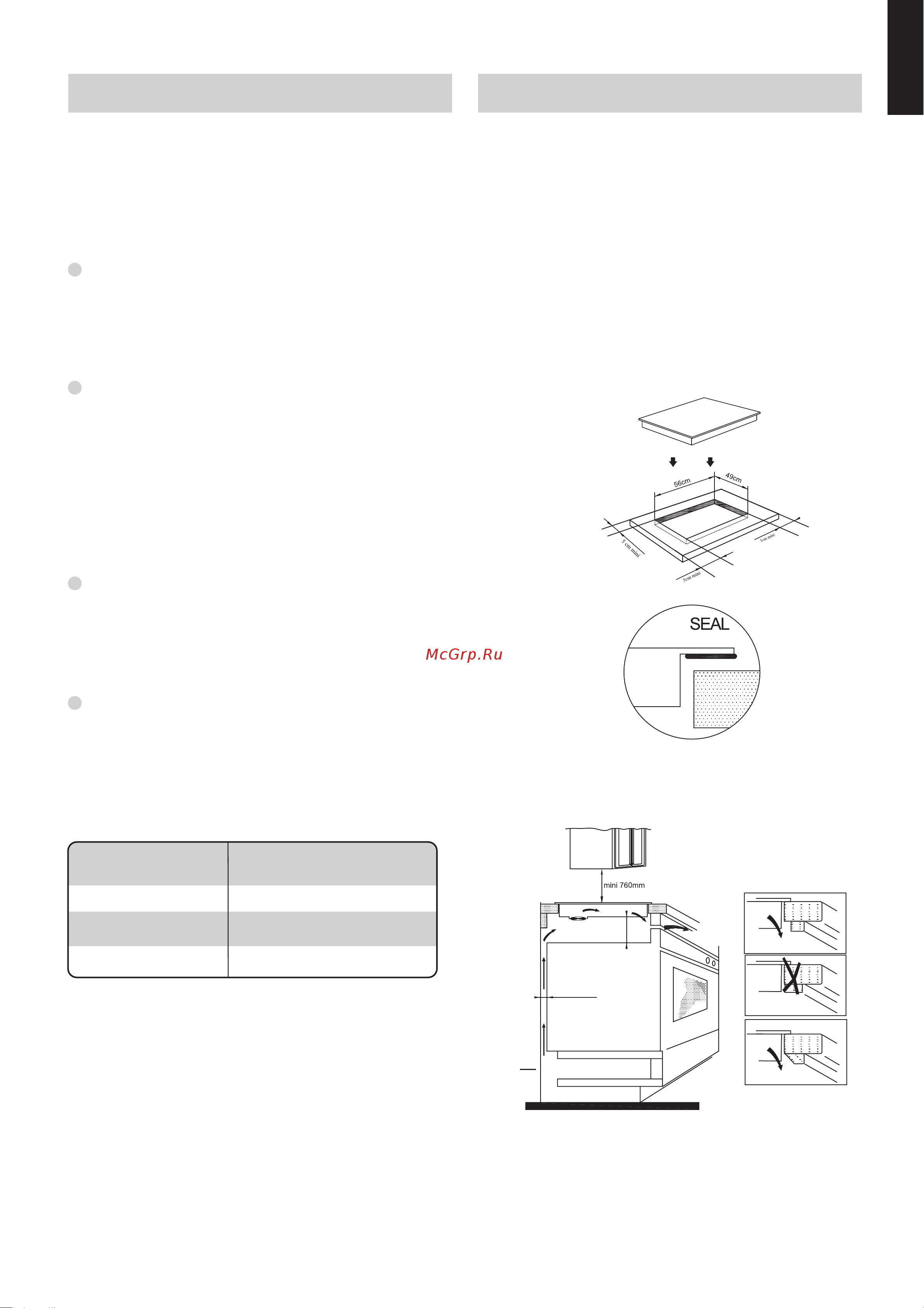 Candy CIE3640B3 [27/131] Installation