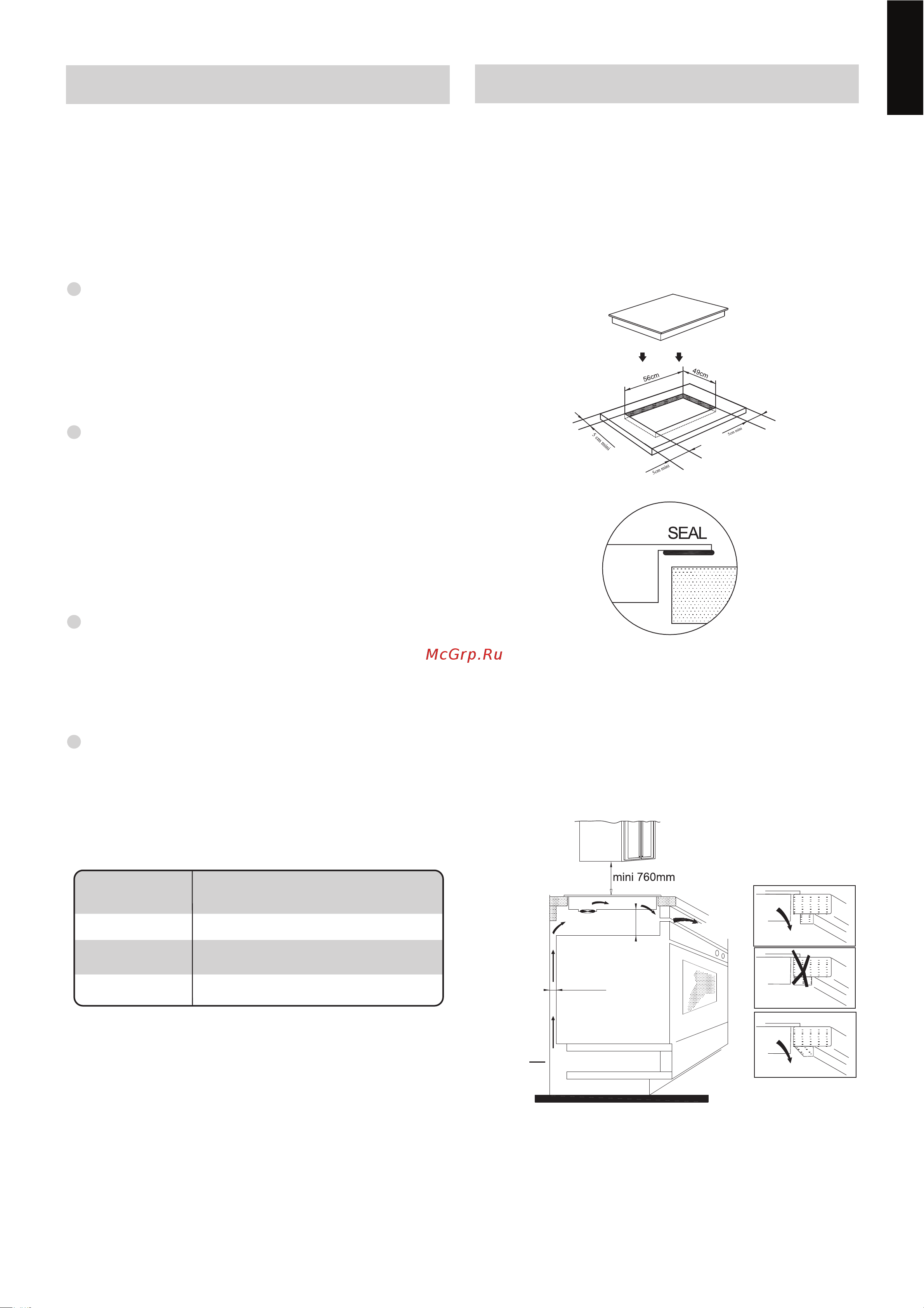 Candy CIE3640B3 [3/131] Safety installation