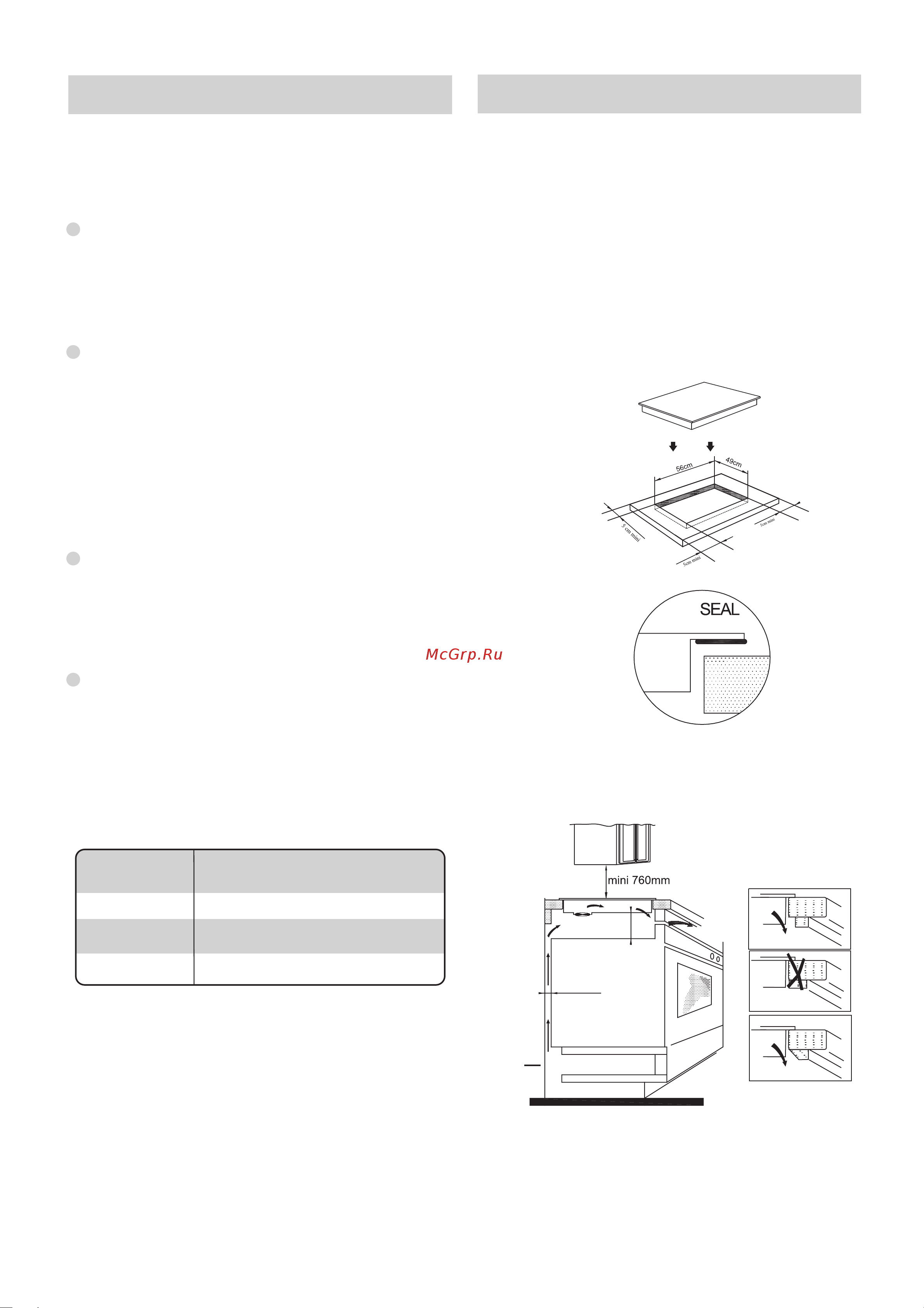 Candy CIE633B3/1 [102/131] Installation