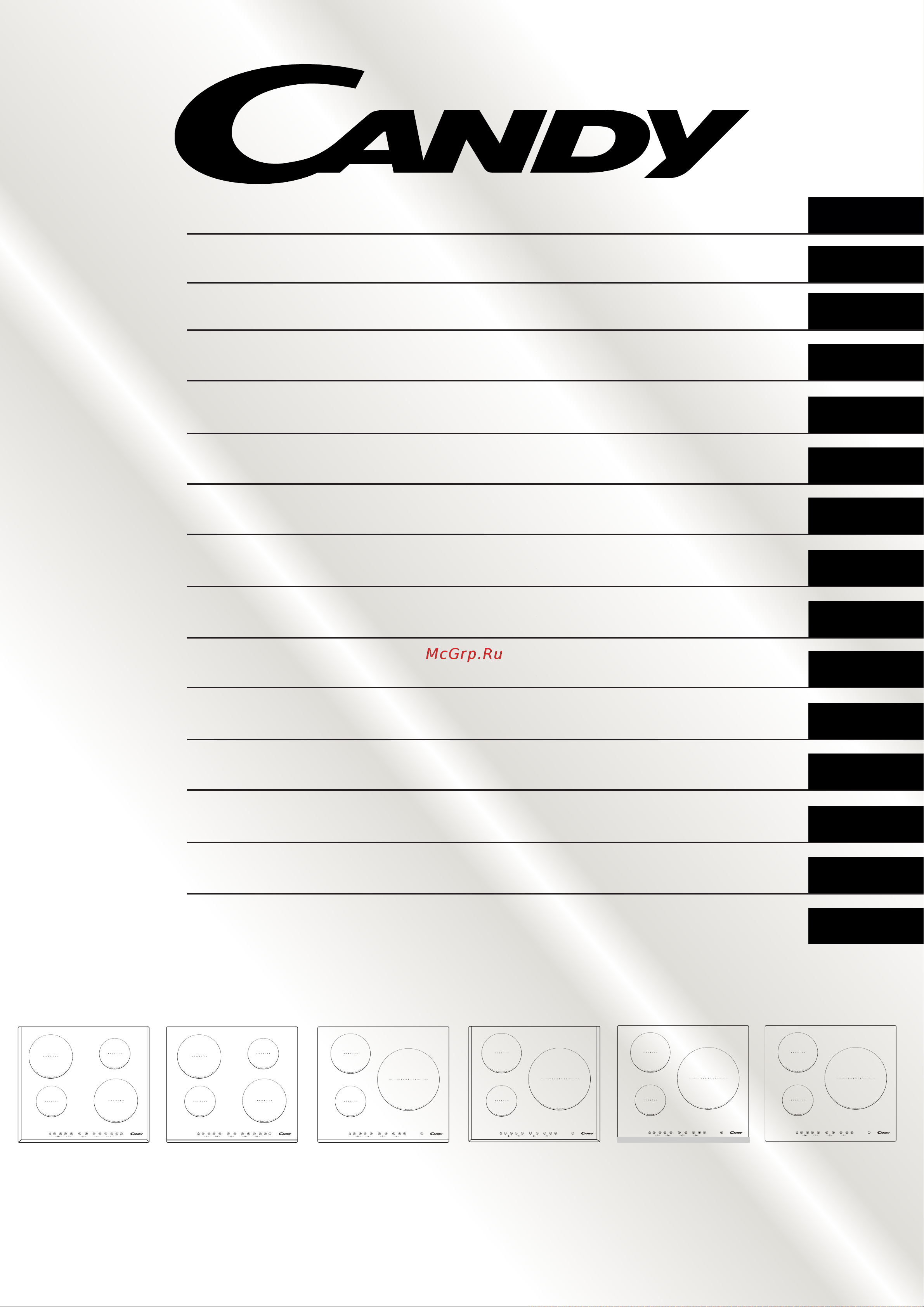 Candy CIE633B3/1 Инструкция по эксплуатации EN онлайн