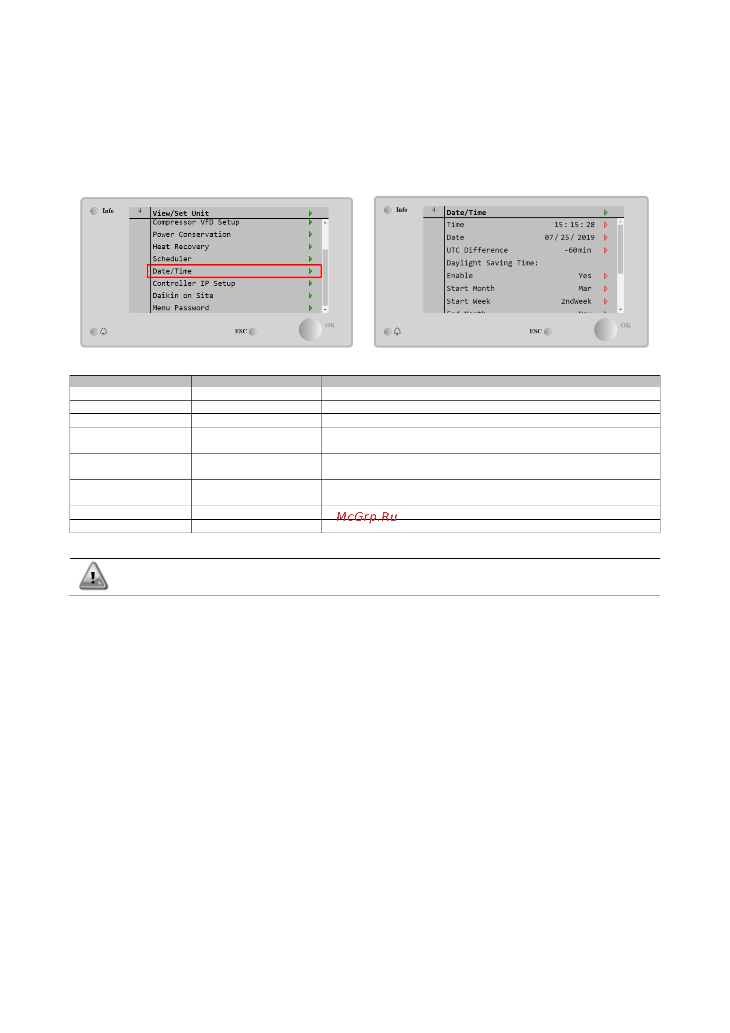 Daikin EWAHC11TZXSC2 [20/66] Дата время