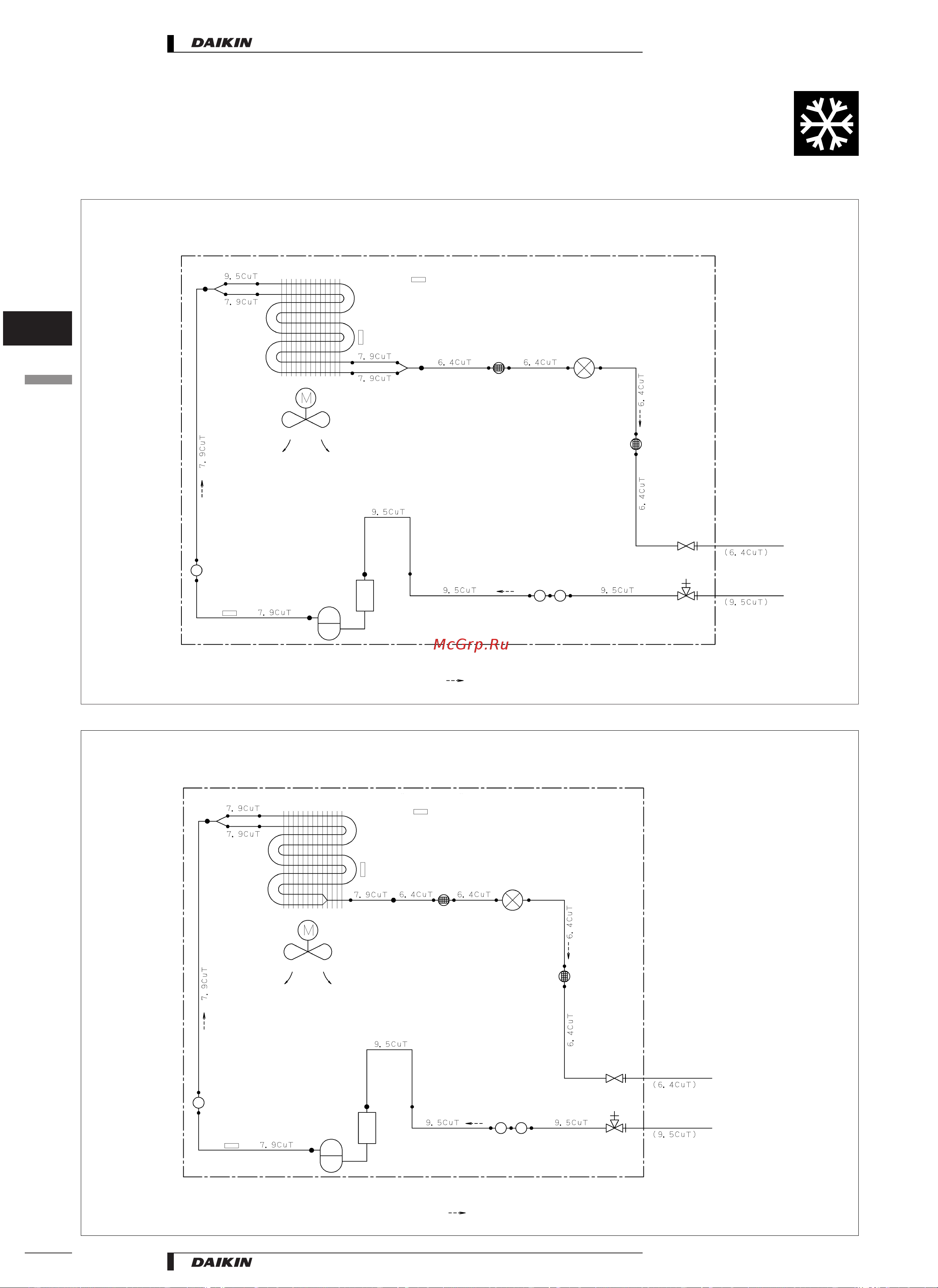 Daikin RYN35CVMB [12/53] Piping diagrams