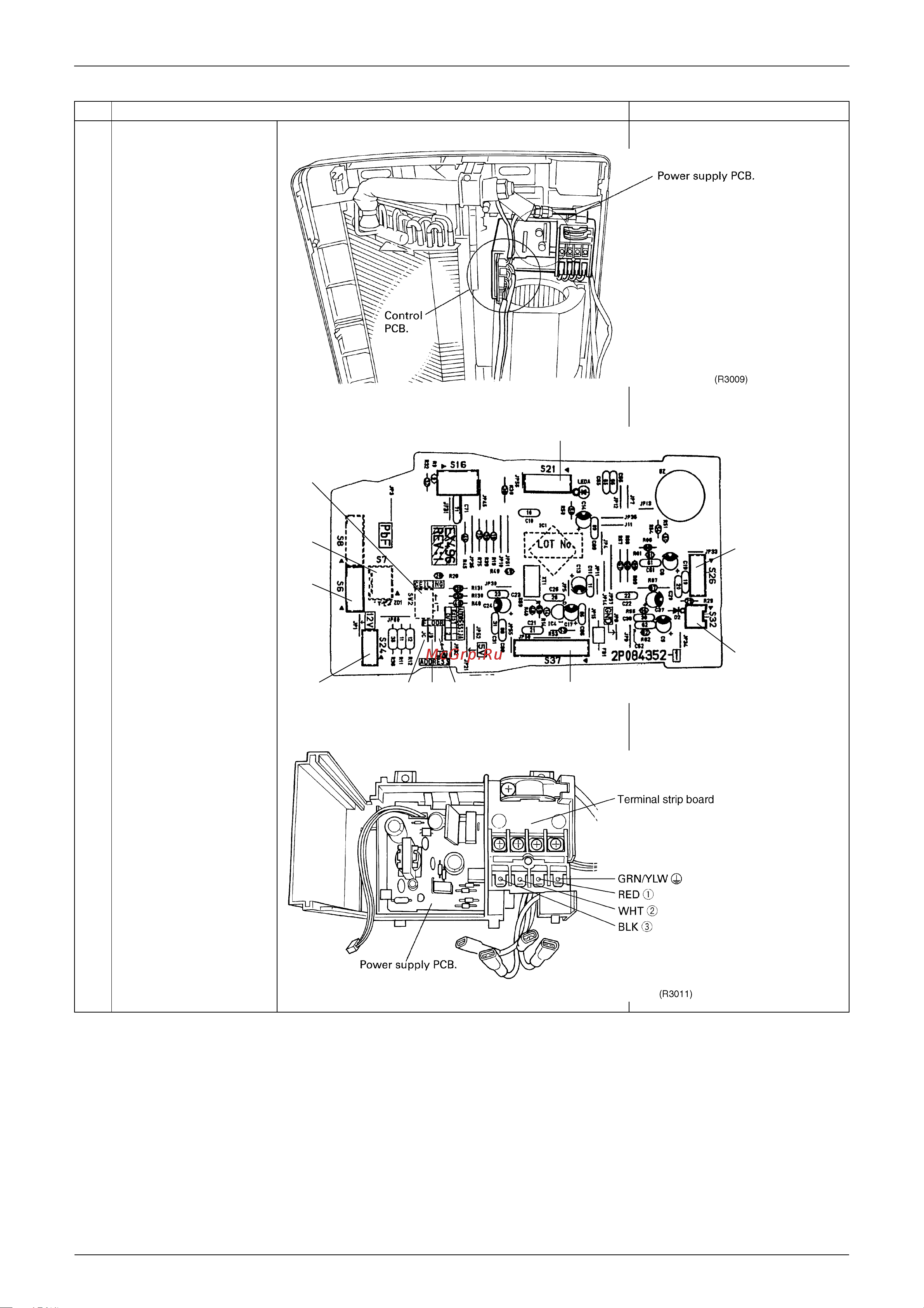 Daikin RS50BVMB [131/178] Disconnect the terminals from the terminal strip board