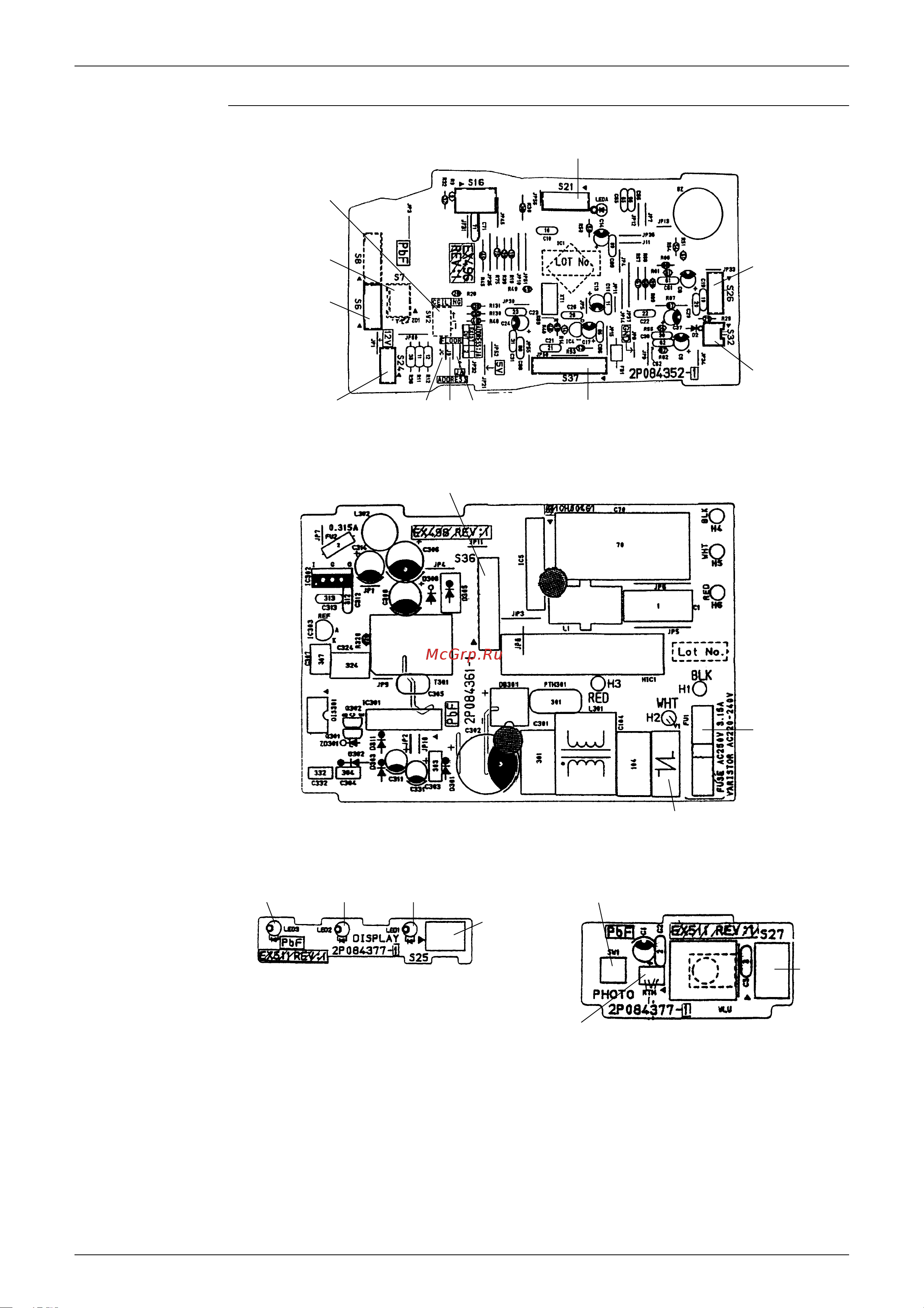 Daikin RKS50BVMB [20/178] Pcb 2 power supply pcb indoor unit