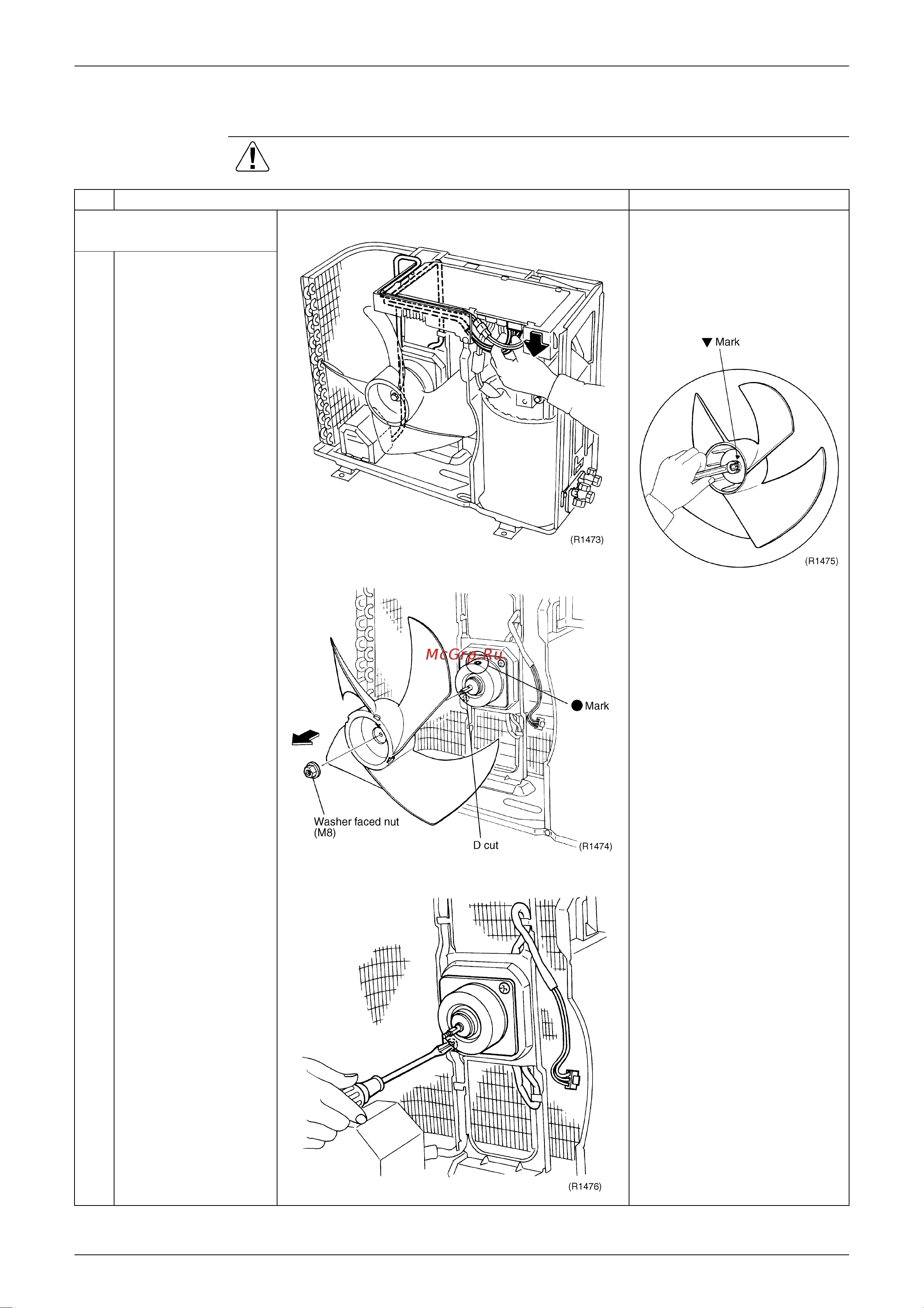 Daikin FHQ35BUV1B [284/340] Removal of propeller fan and fan motor
