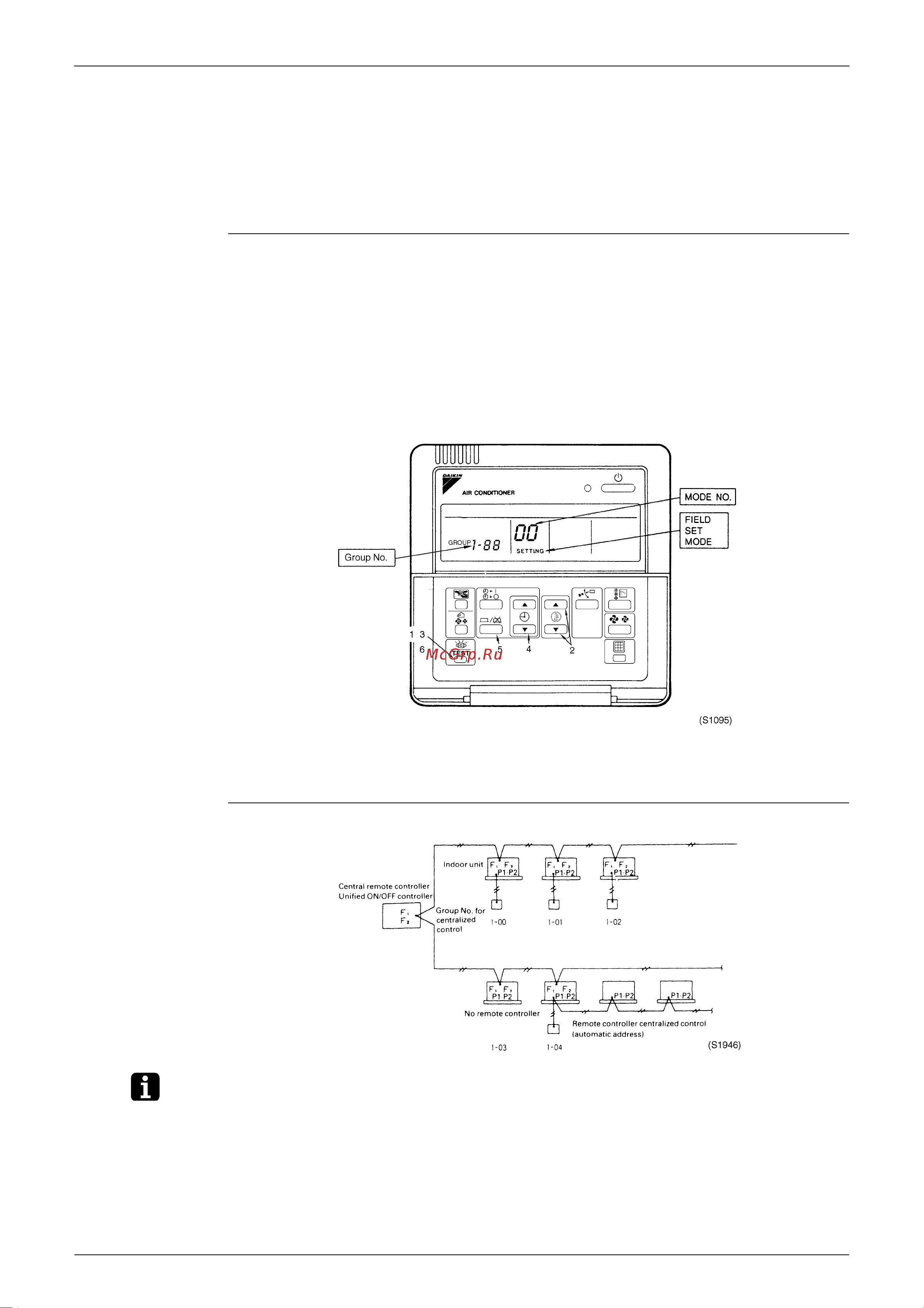 Daikin FHQ100BUV1B [75/340] Centralized group no setting