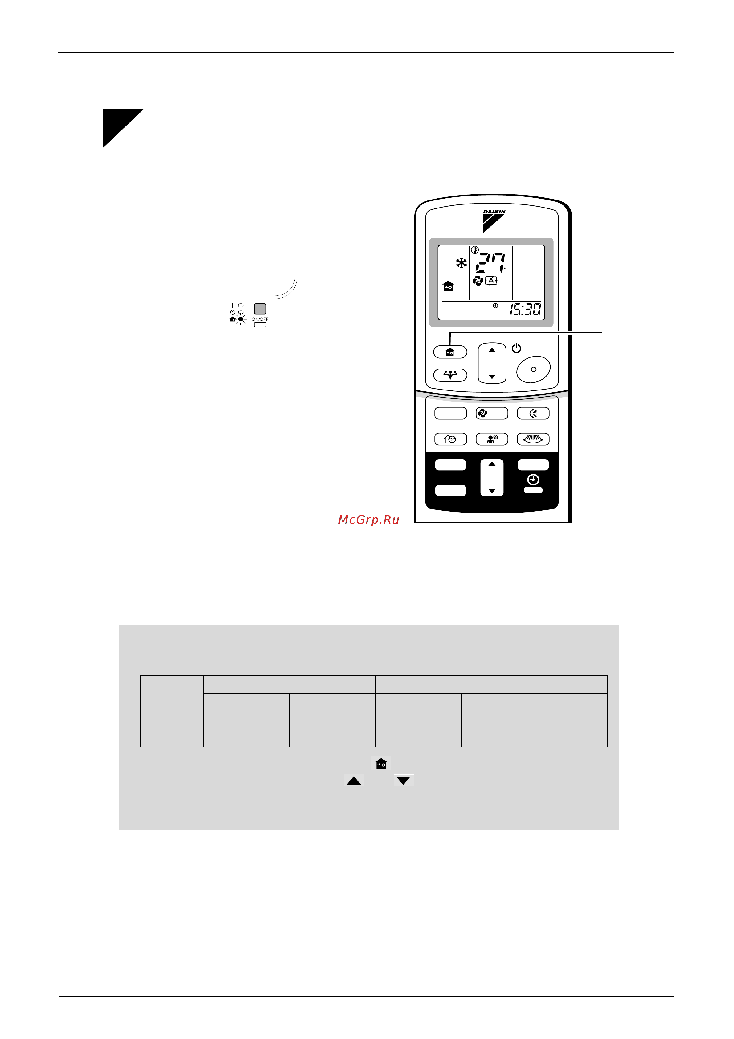 Daikin FTKD71BVM [65/85] Press home leave button make sure is displayed in the remote control display