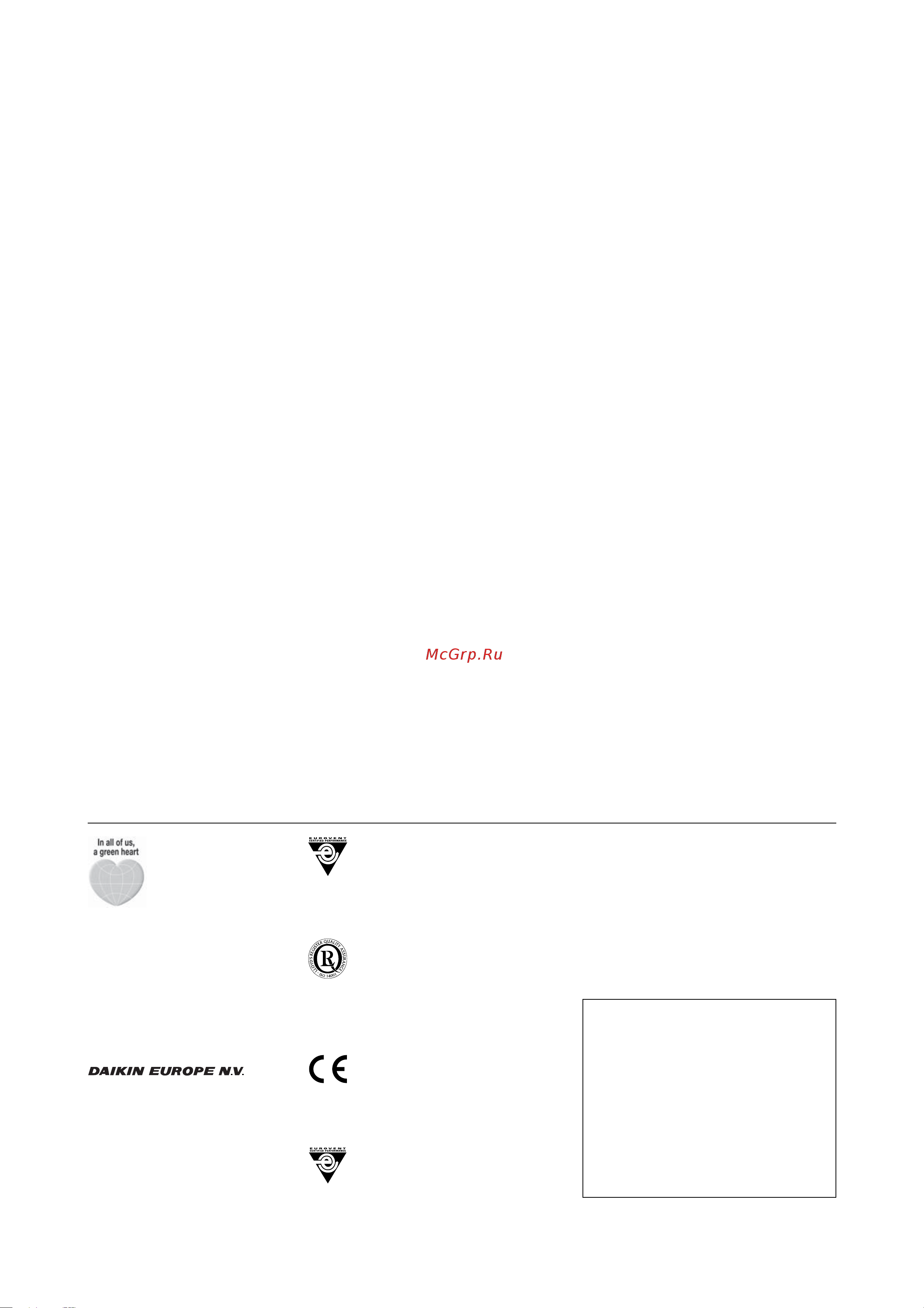 Daikin RKS25CVMB [246/246] Ésienbe04 401a1ëí
