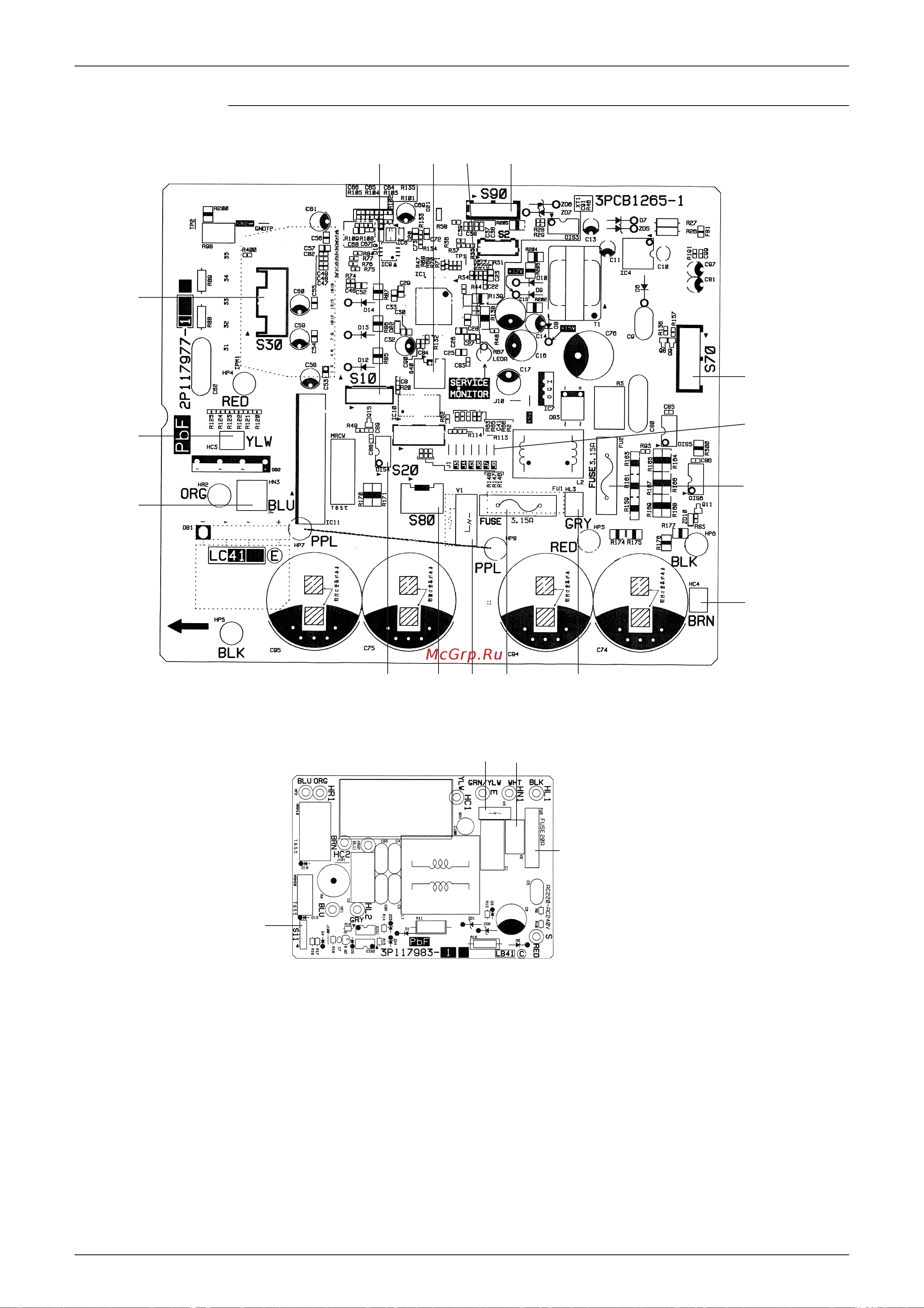 Daikin ARKS35CVMB [50/246] Pcb detail