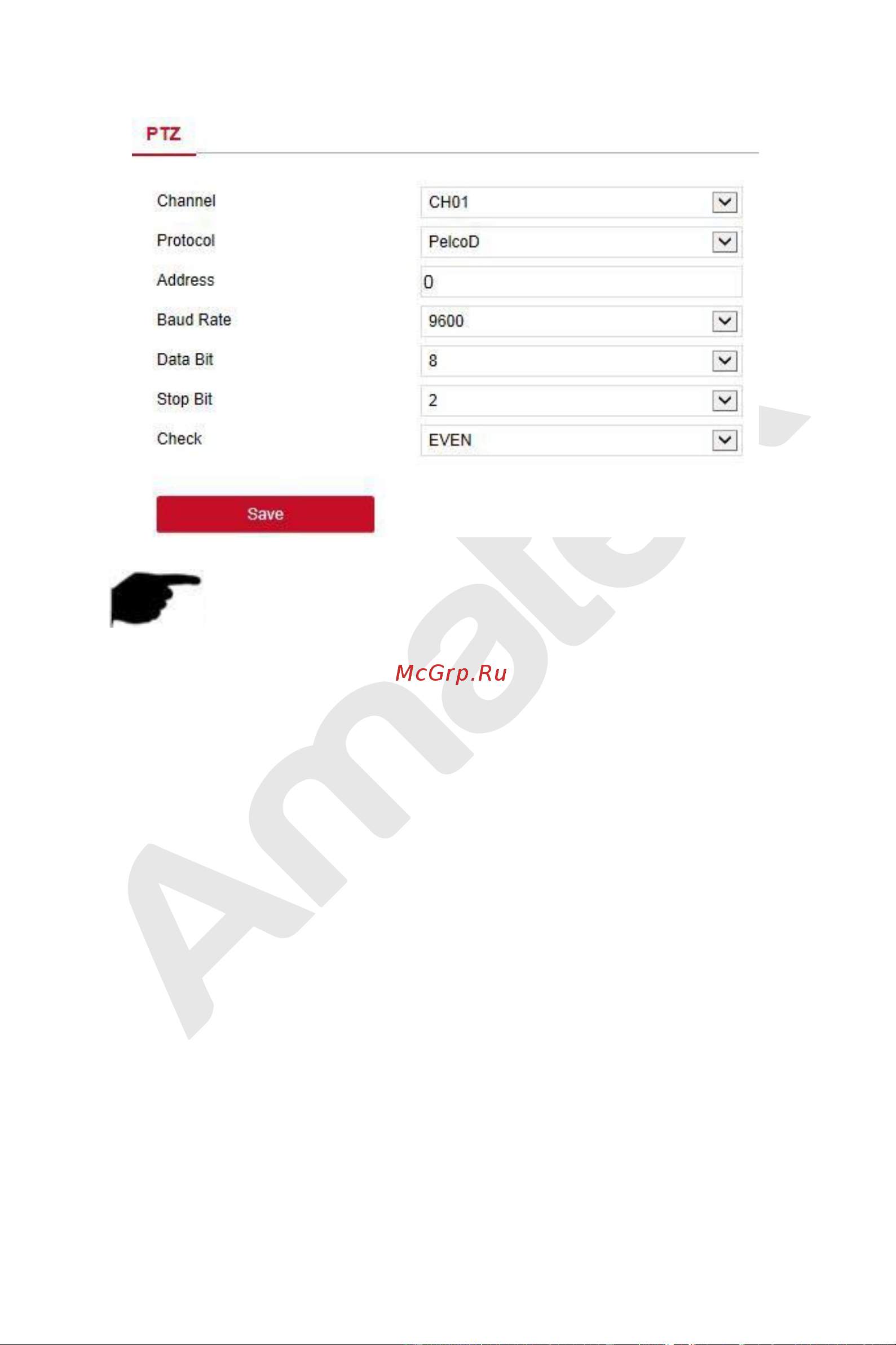 АМАТЕК AR-N941F/4P [182/222] Замечание