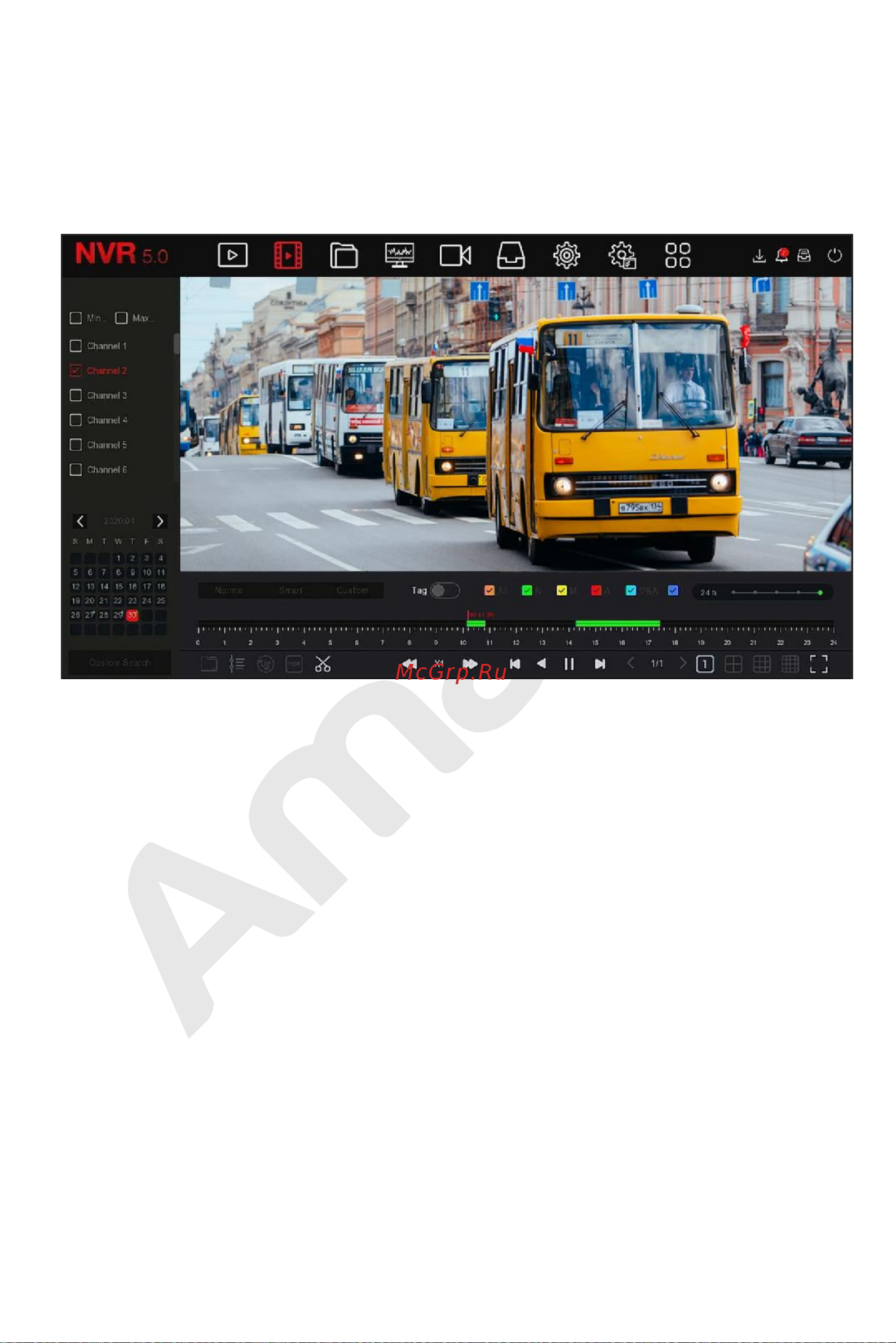 АМАТЕК AR-N2544F/16P [49/222] Многоканальное воспроизведение