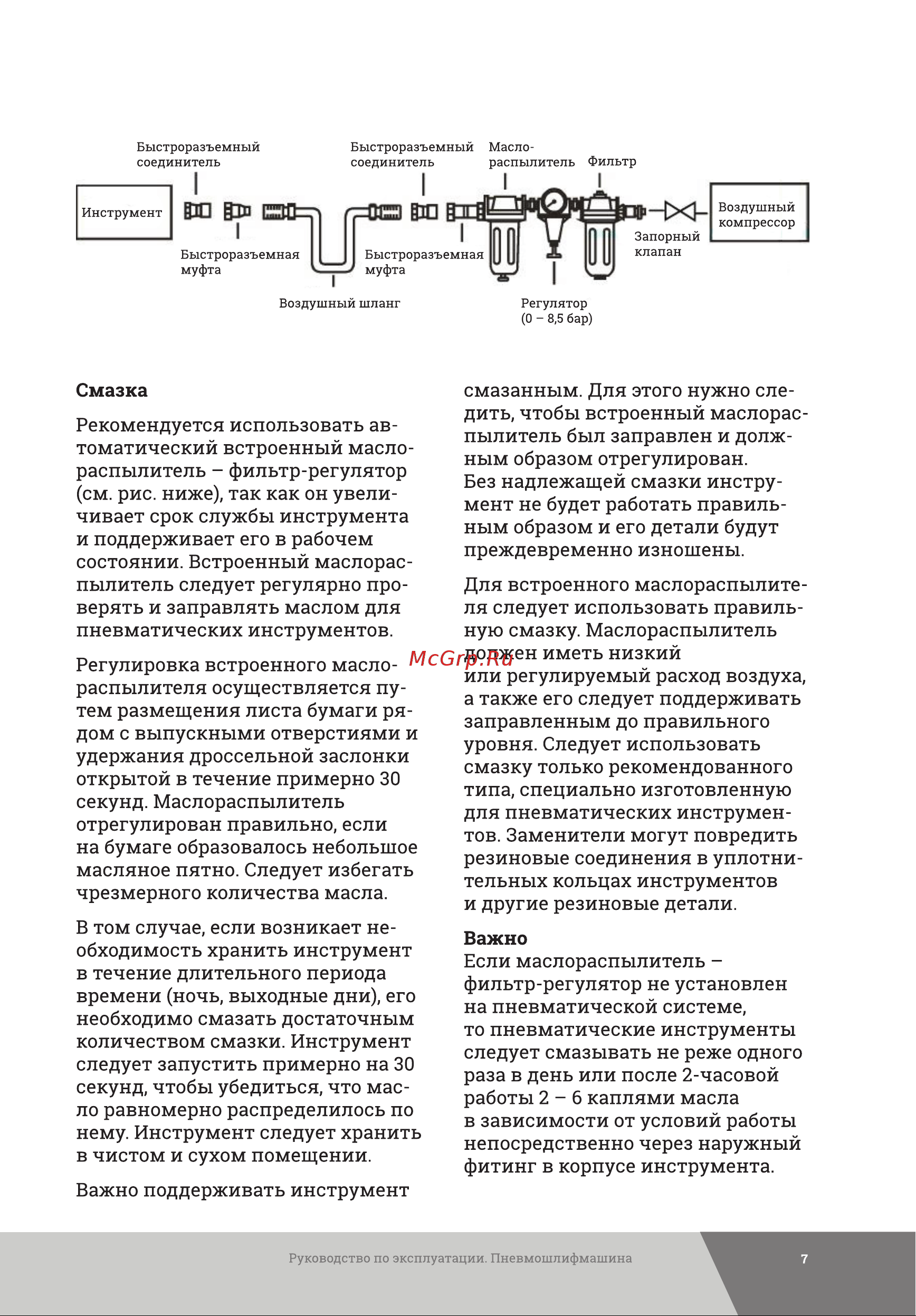Gigant PSM125 Инструкция по эксплуатации онлайн [7/16] 598285