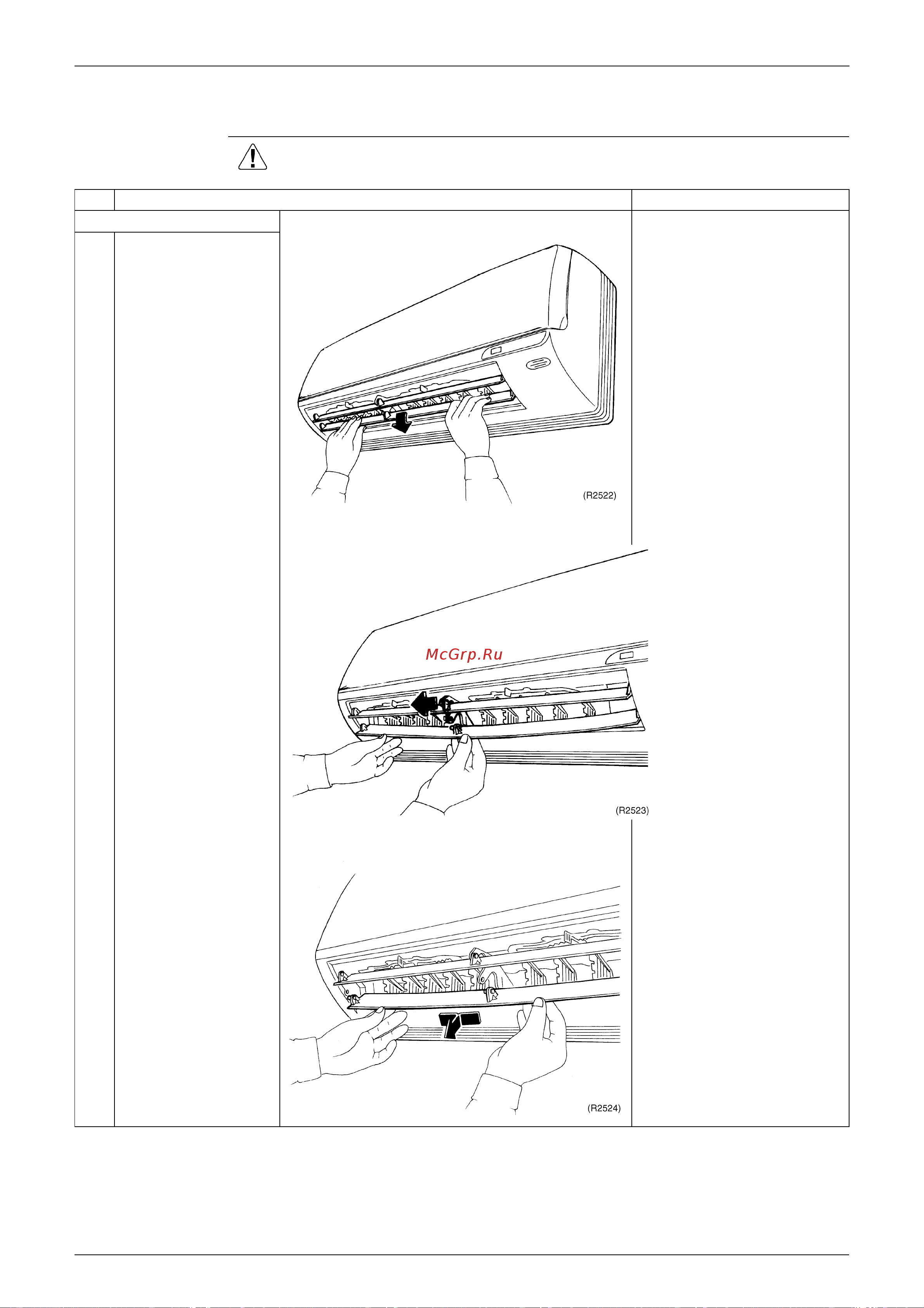 Daikin FTN20CVMB9 [163/246] Removal of horizontal blade and vertical blade