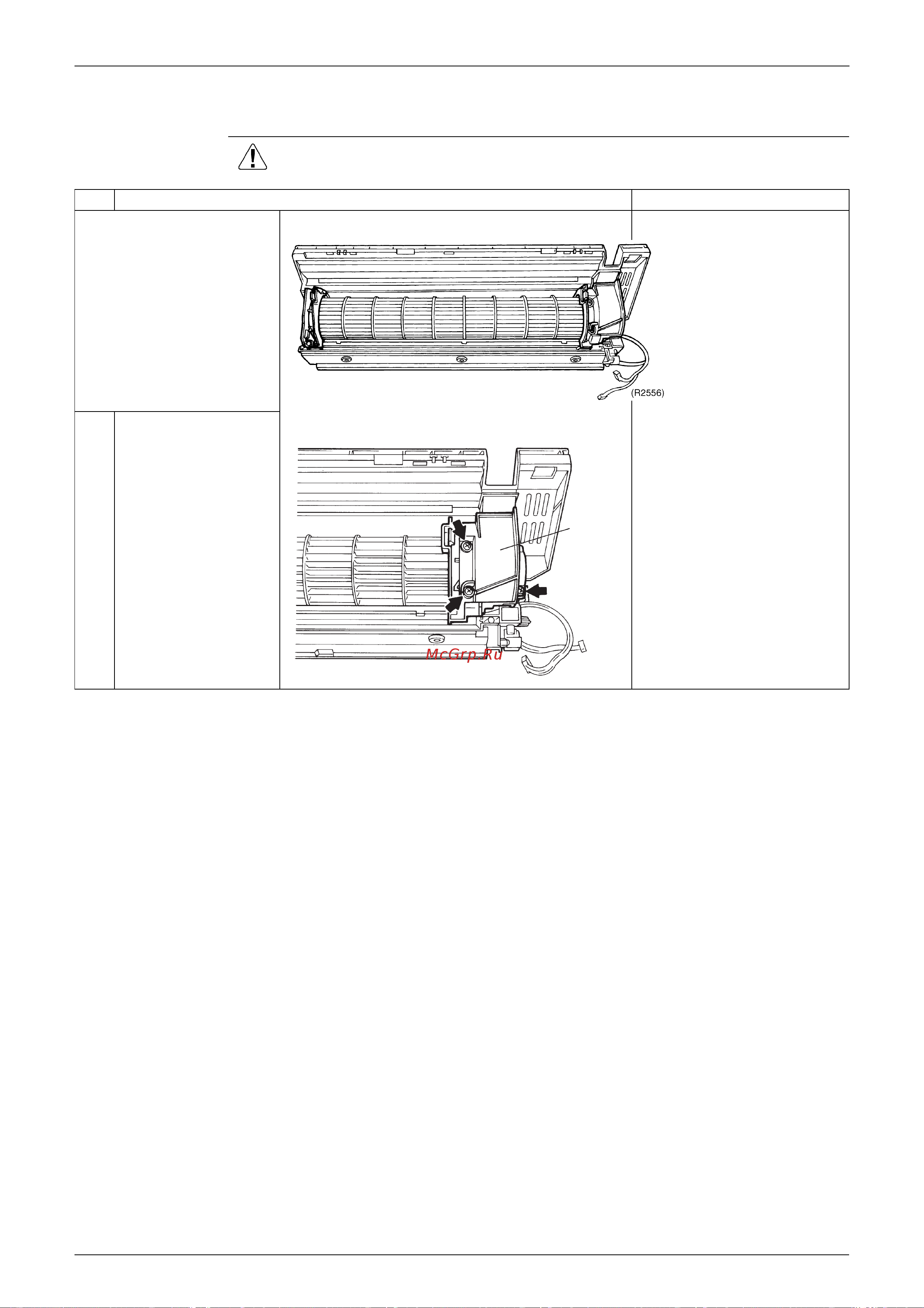 Daikin ARXH25CVMB [175/246] Removal of fan rotor and fan motor