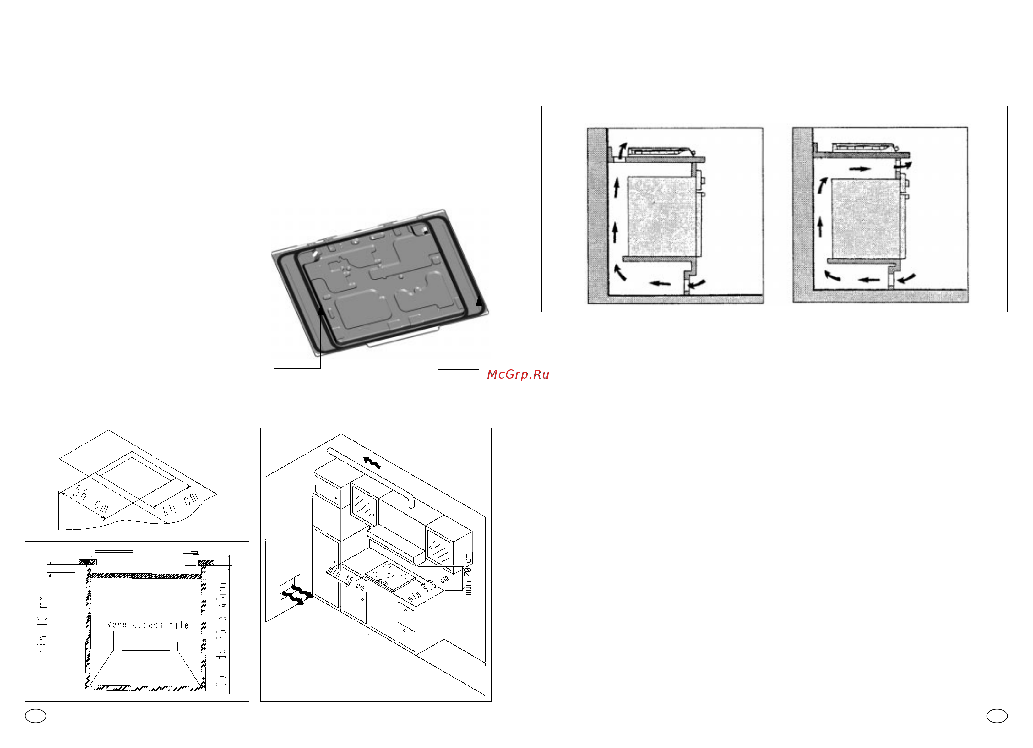 Candy PG 740/1 SX INT [3/8] Istruzioni per l installatore