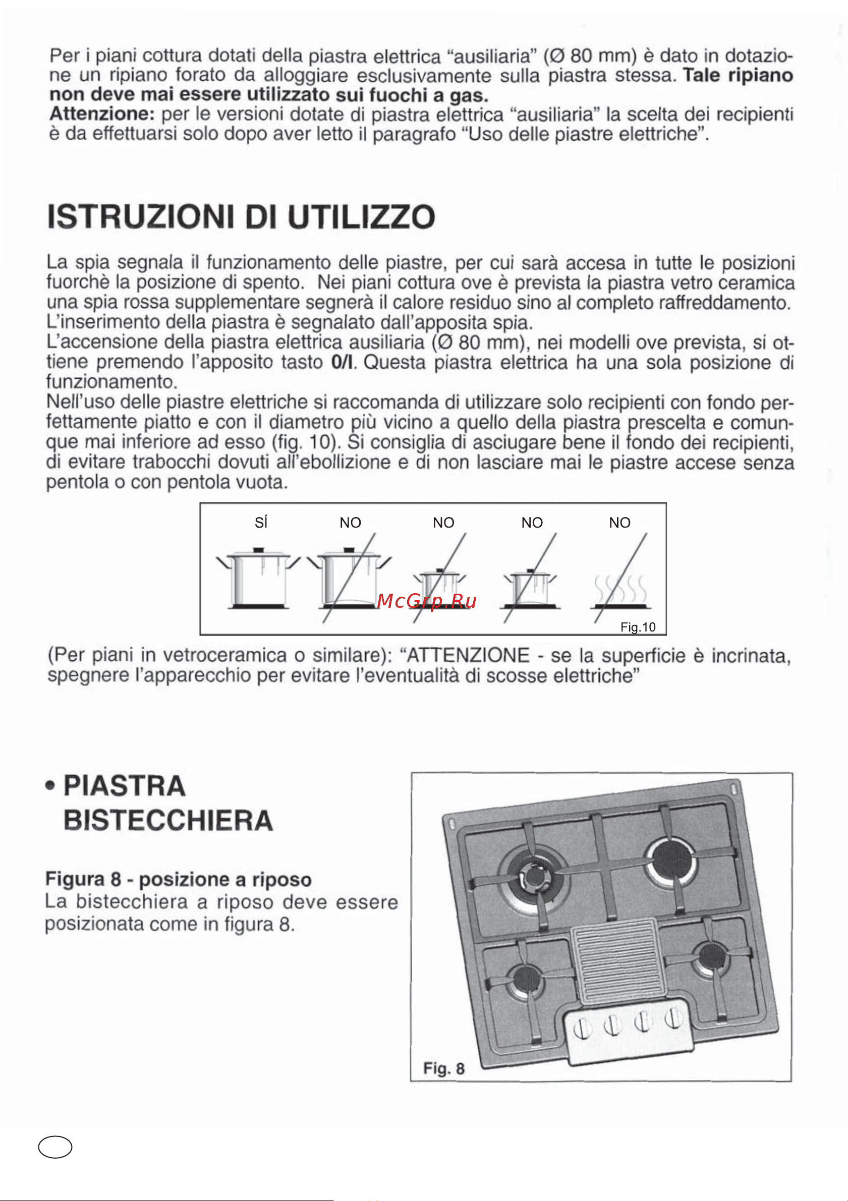 Candy PGC640SQBA G [12/106] Istruzioni di utilizzo