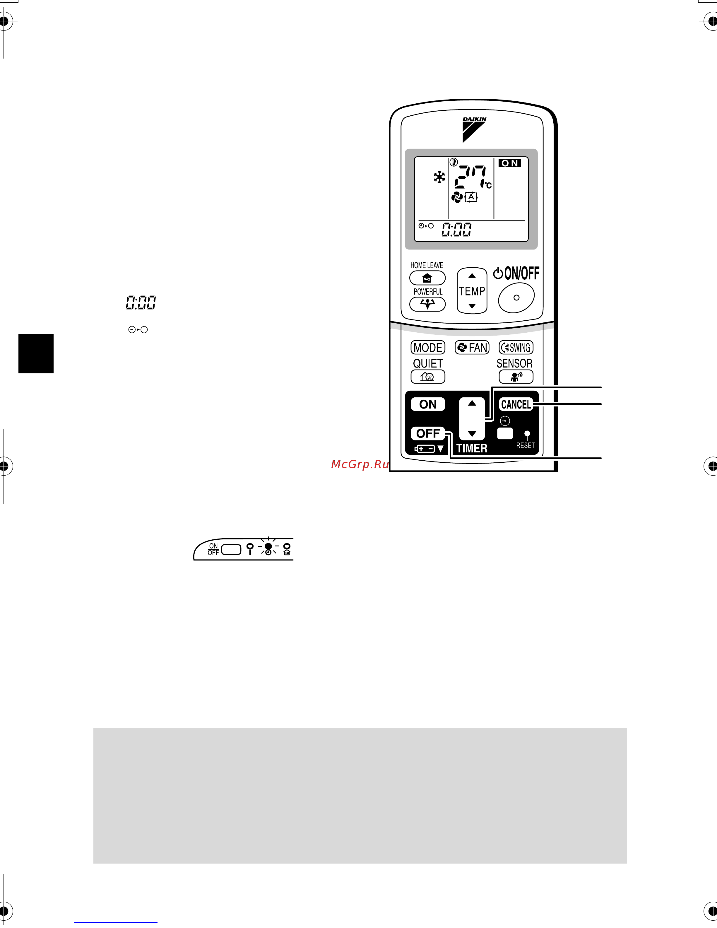 Daikin FTKS35CAVMB [21/34] Timer operation