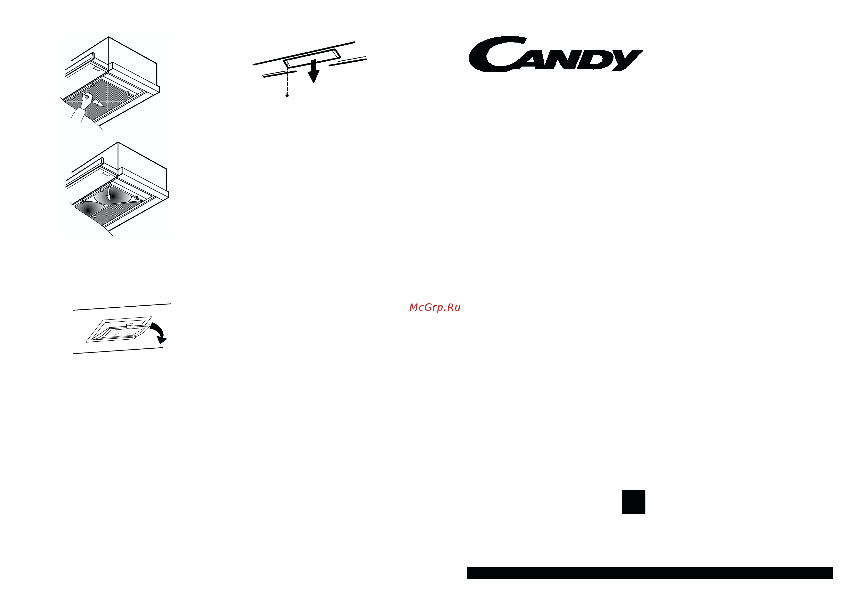 Candy CBT 62 X Инструкция по эксплуатации EN онлайн