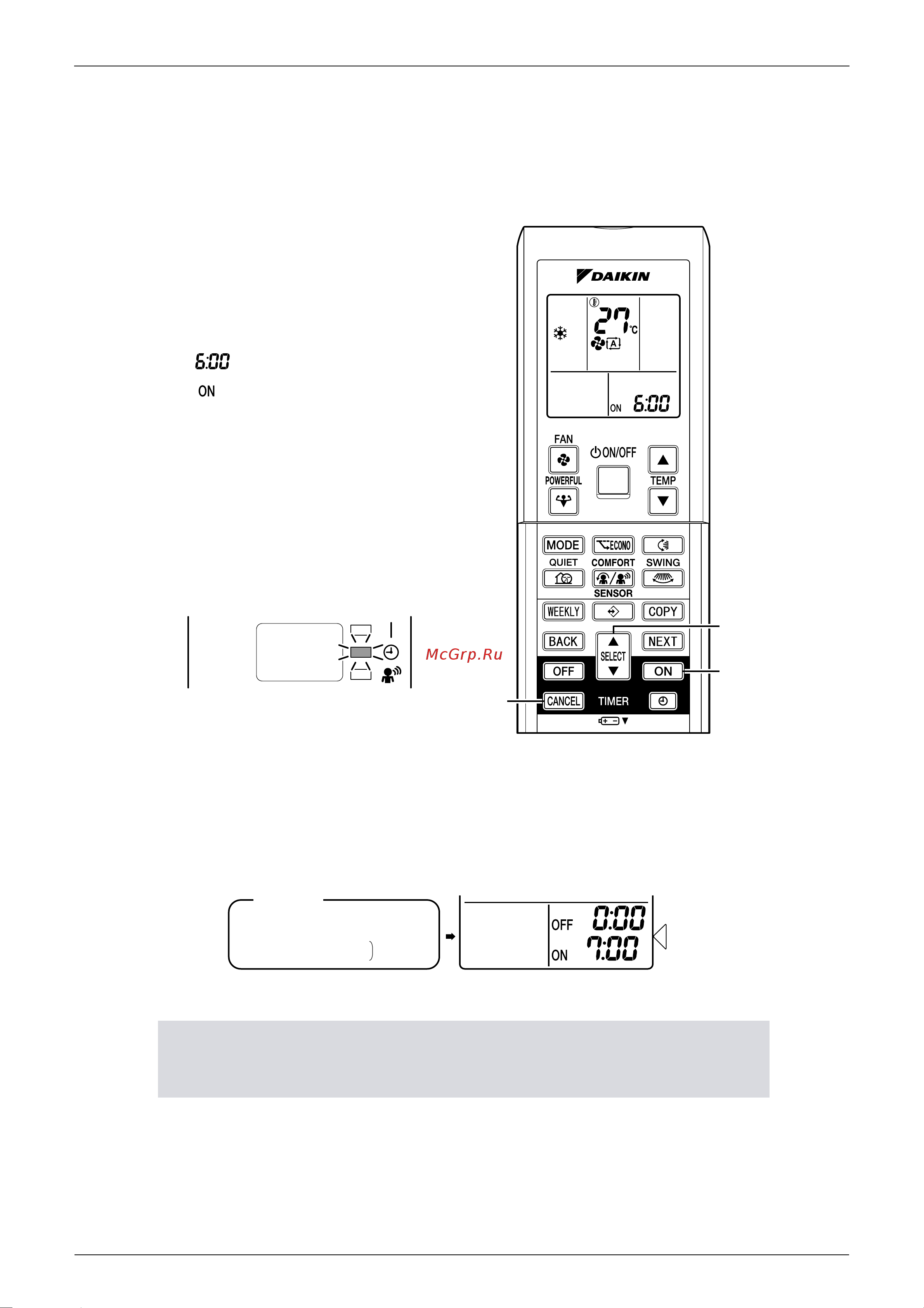 Daikin RMXS160E8V1B [227/393] To cancel on timer operation