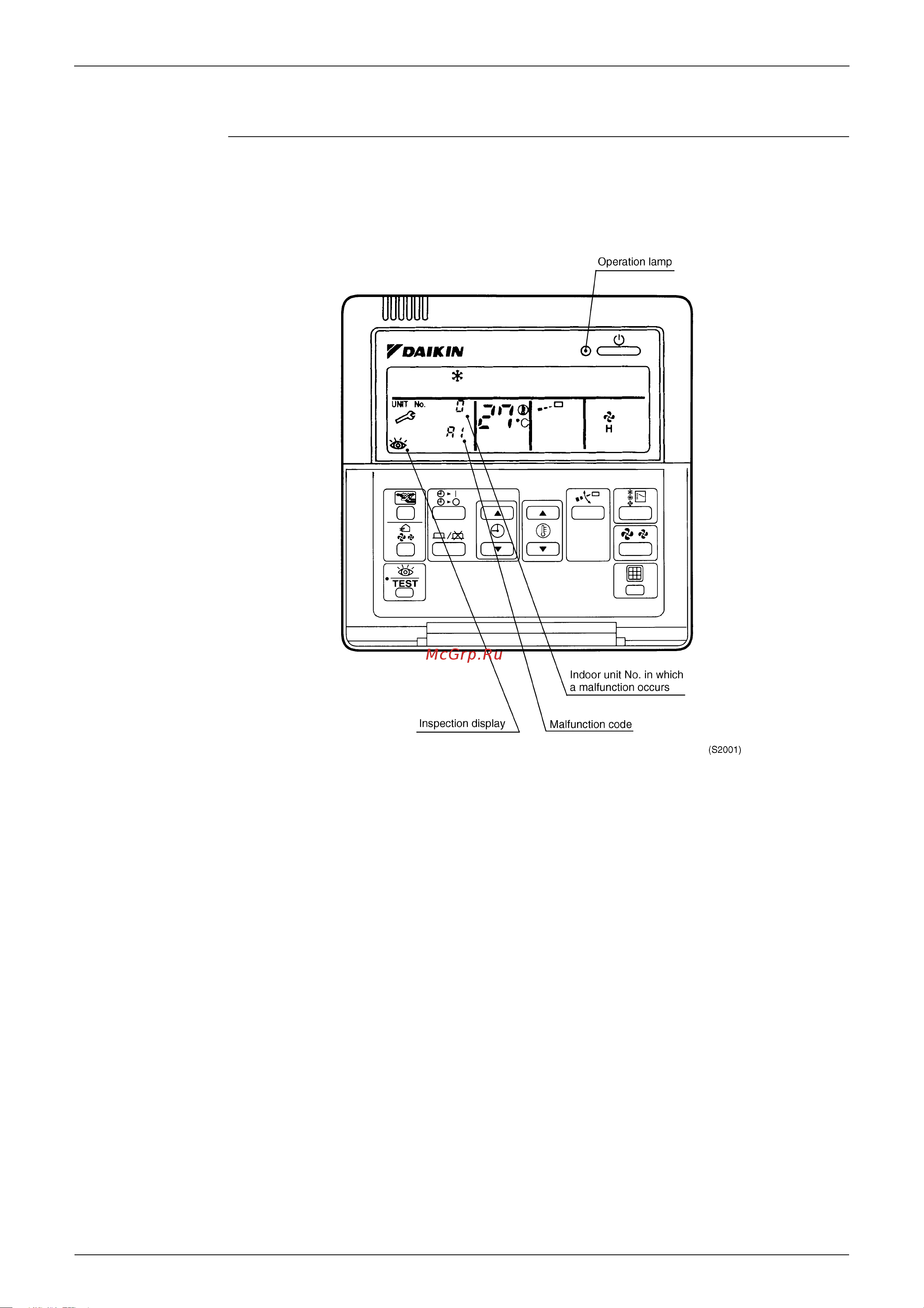 Daikin CTXG50EV1BW [267/393] Skyair indoor unit wired remote controller