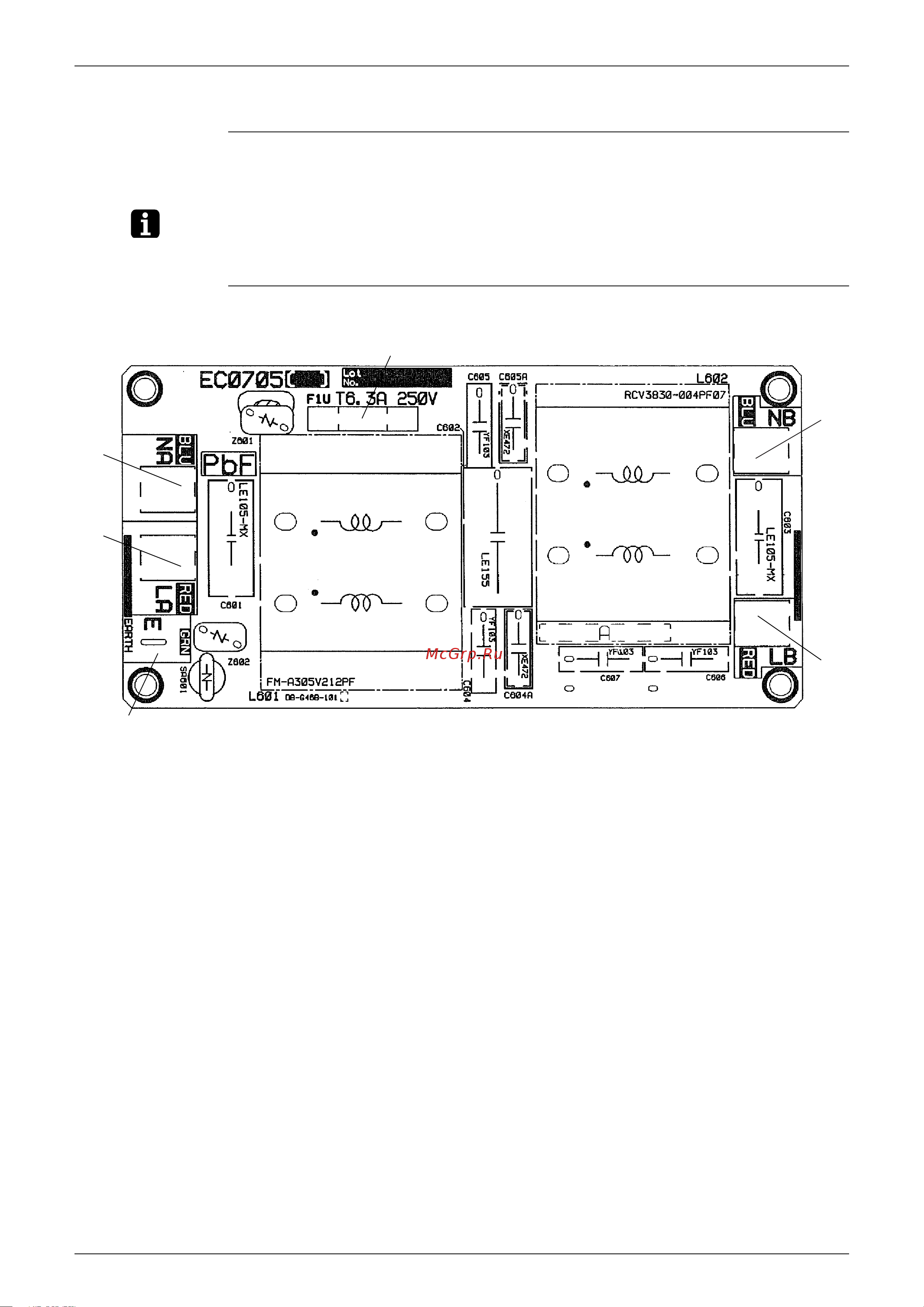 Daikin RMXS140E8V1B [38/393] Noise filter pcb a3p