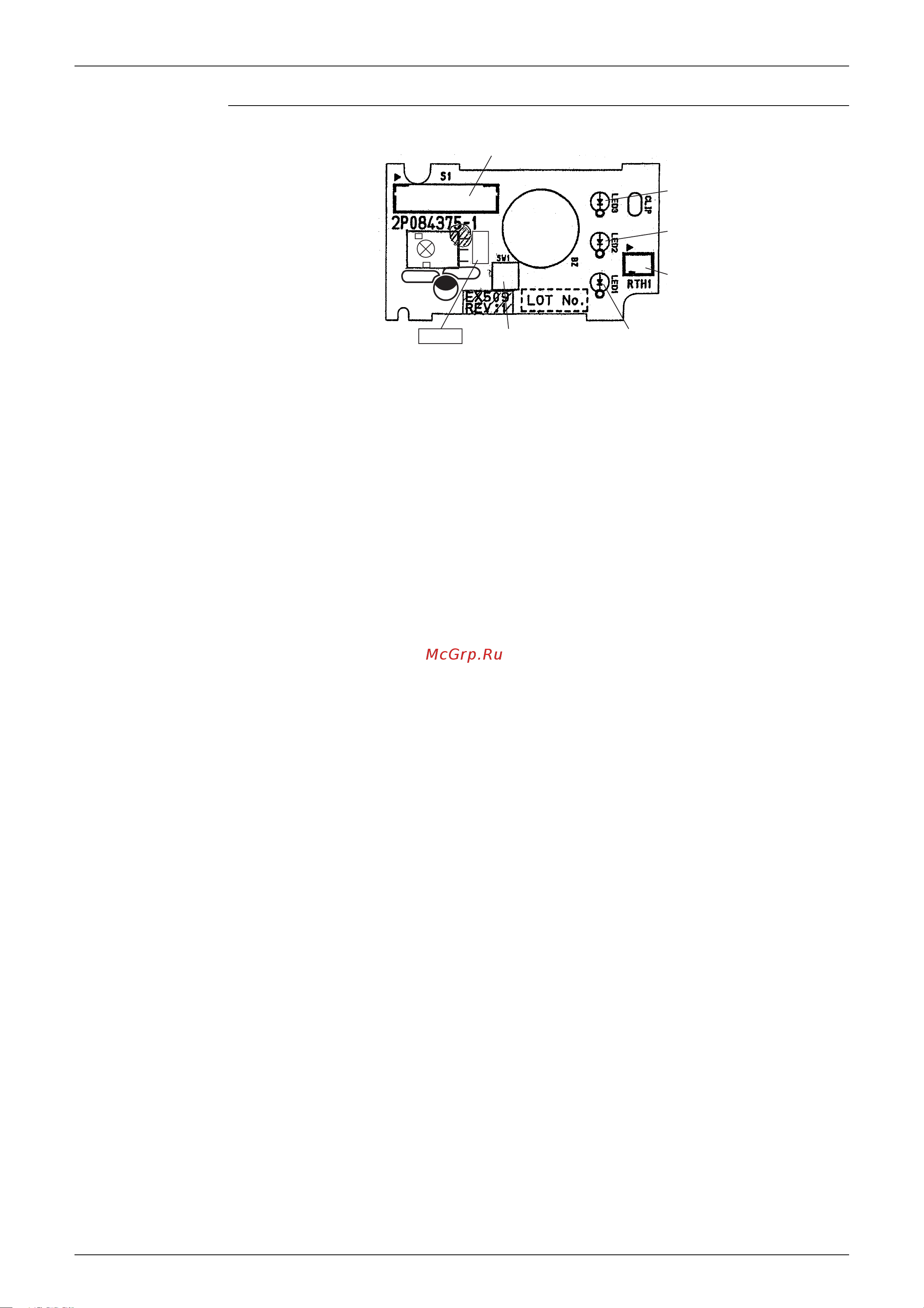 Daikin CTXG50EV1BS [48/393] Pcb detail pcb 2 display pcb