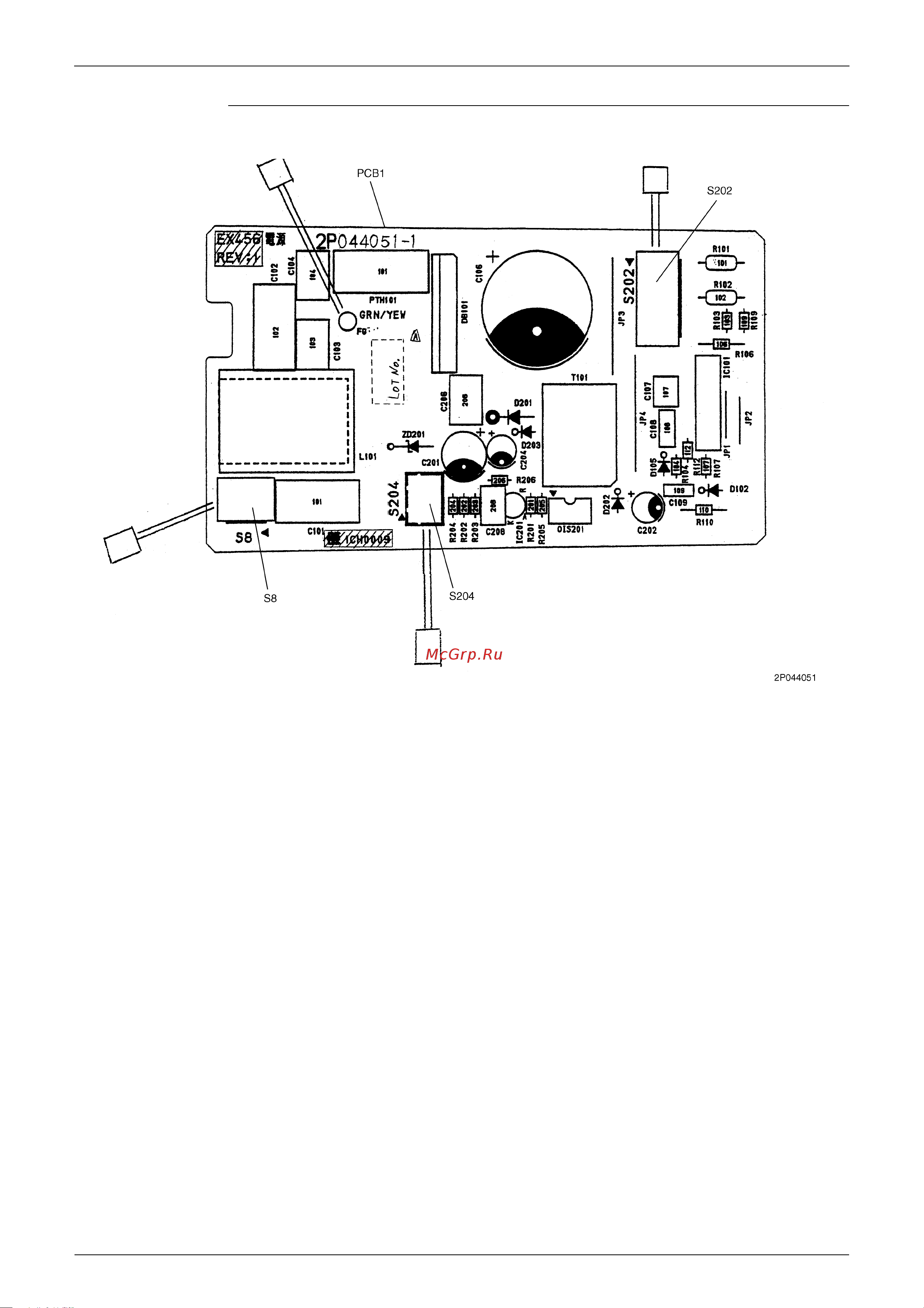 Daikin CTXG50EV1BW [53/393] Pcb detail pcb 1 power supply pcb