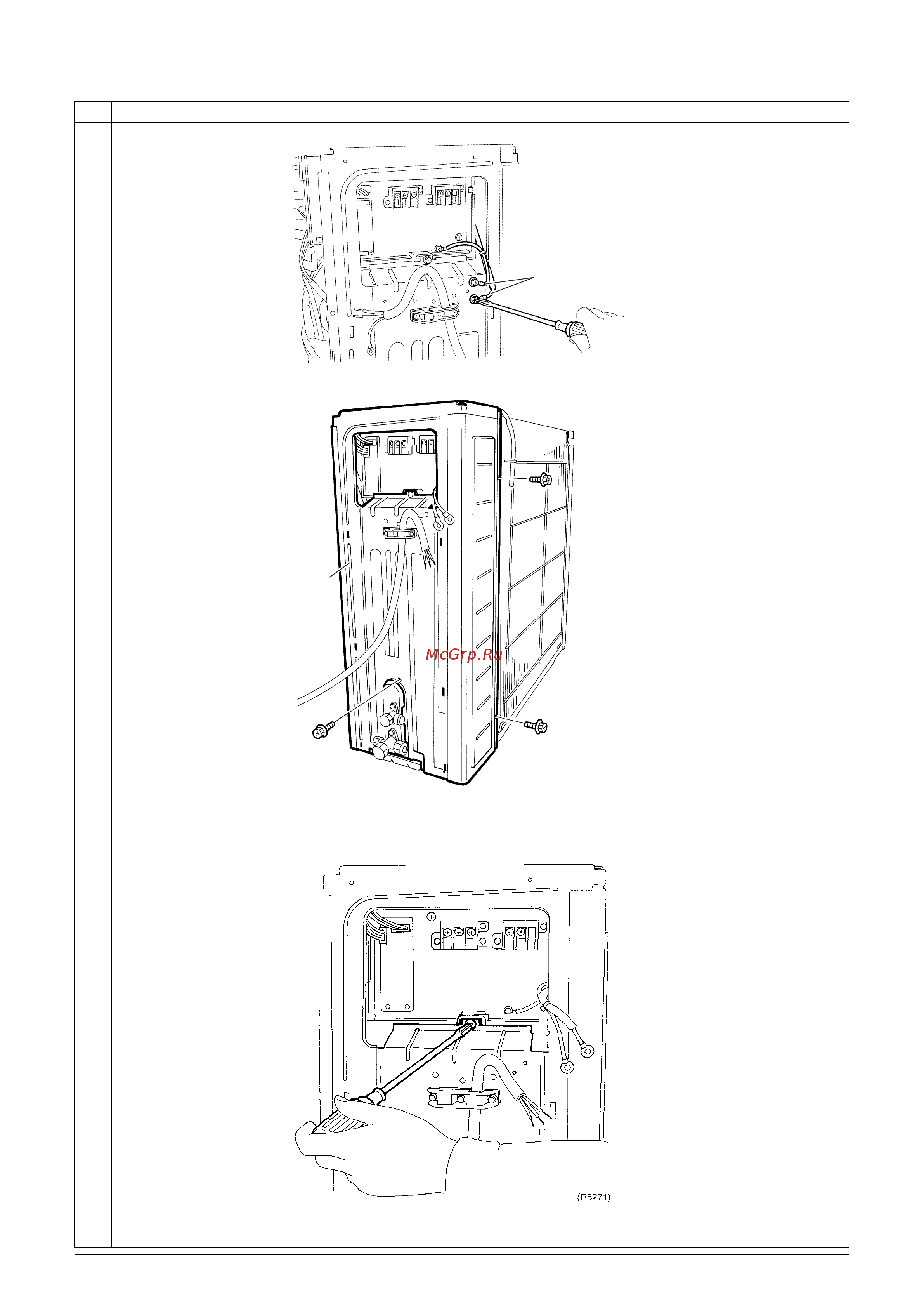 Daikin RXS60E3V1B [122/150] Disconnect the 2 earth wires