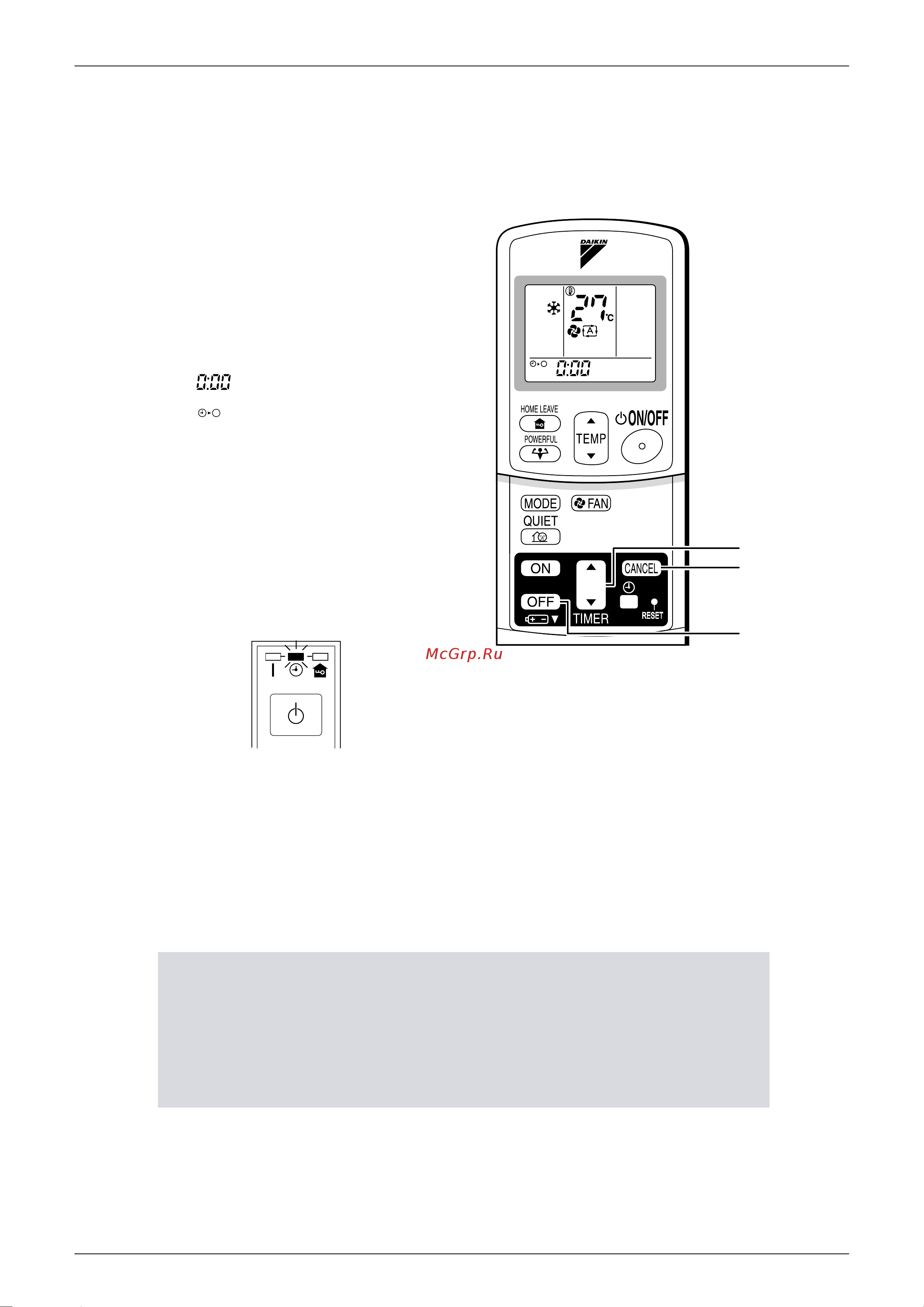 Daikin RKS50E3V1B [61/150] Timer operation