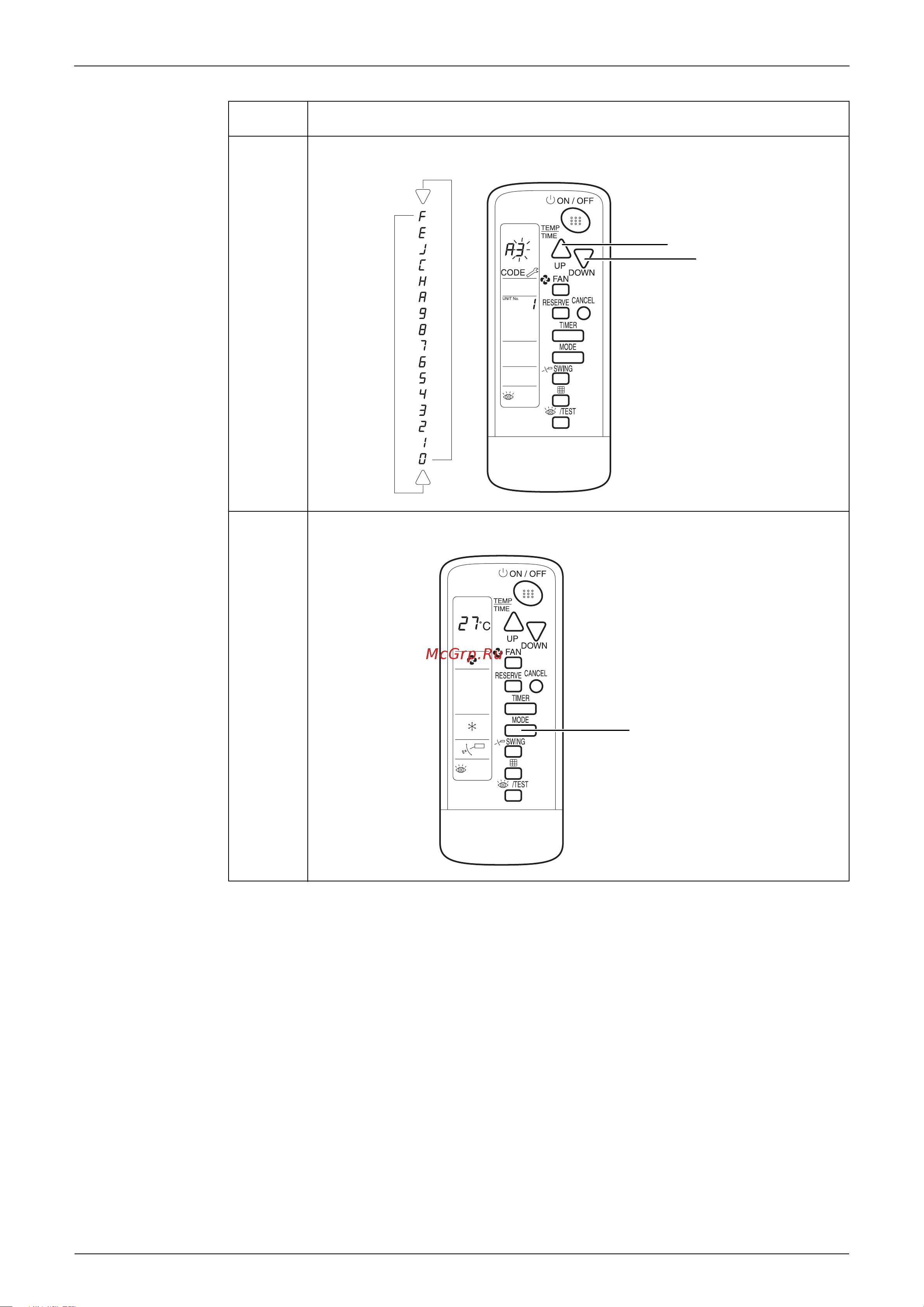 Daikin 2MKS50GV1B [202/312] Mode button