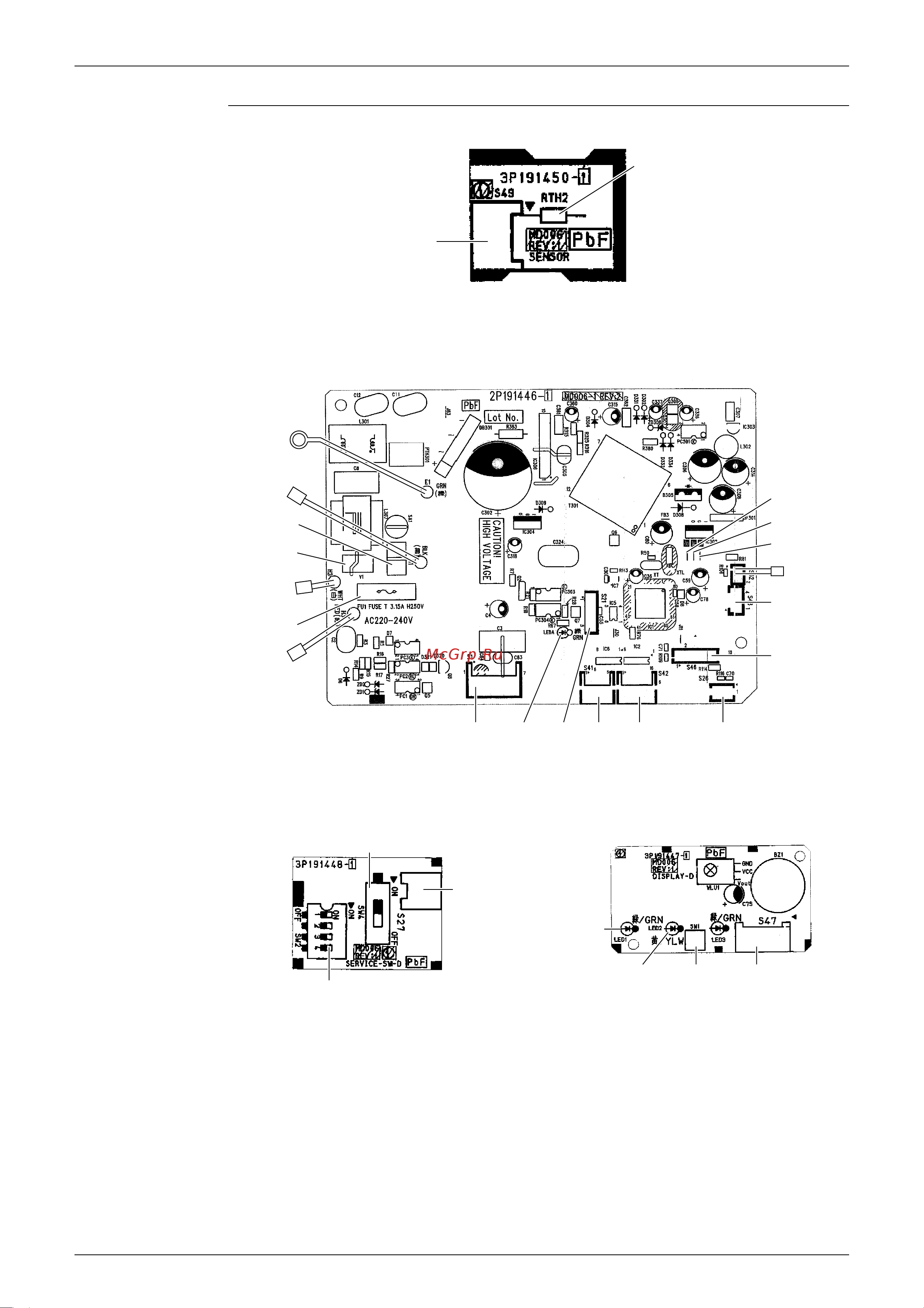 Daikin 2MKS50GV1B [51/312] Pcb 2 control pcb