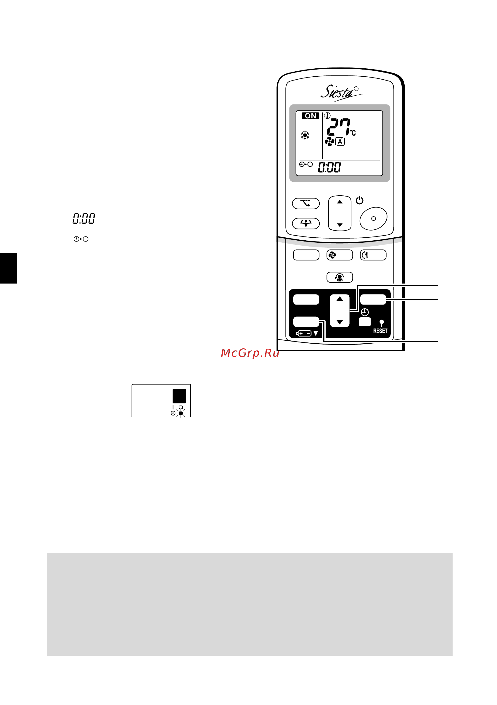 Daikin ATX25JV1B [17/26] To cancel the off timer operation
