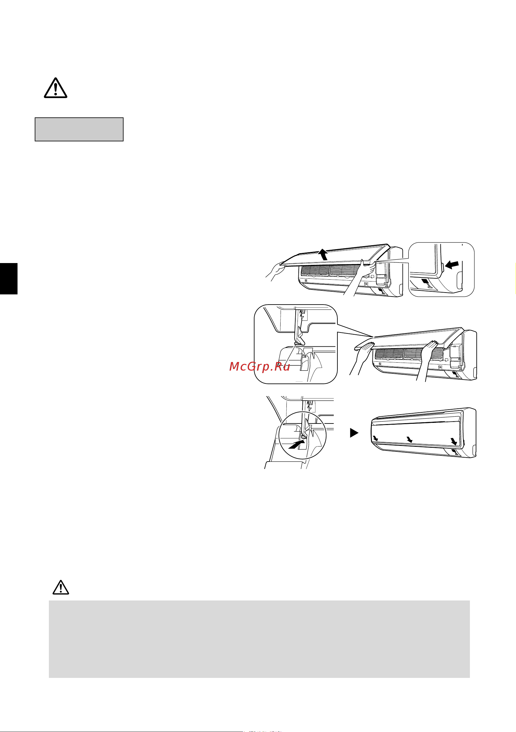 Daikin ATX35GV1B [19/26] Caution