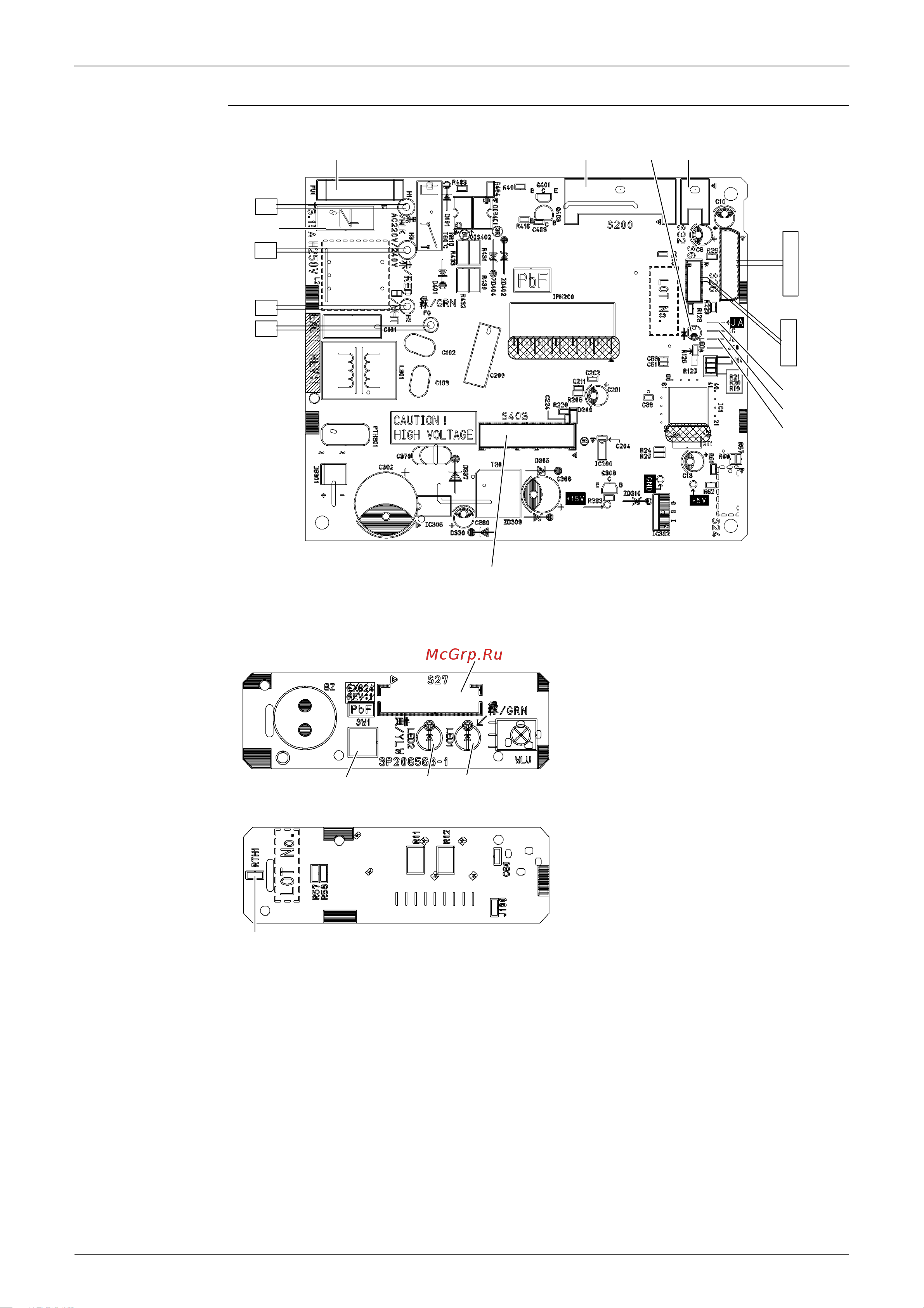 Daikin RX20JV1B [20/156] Pcb detail pcb 1 control pcb