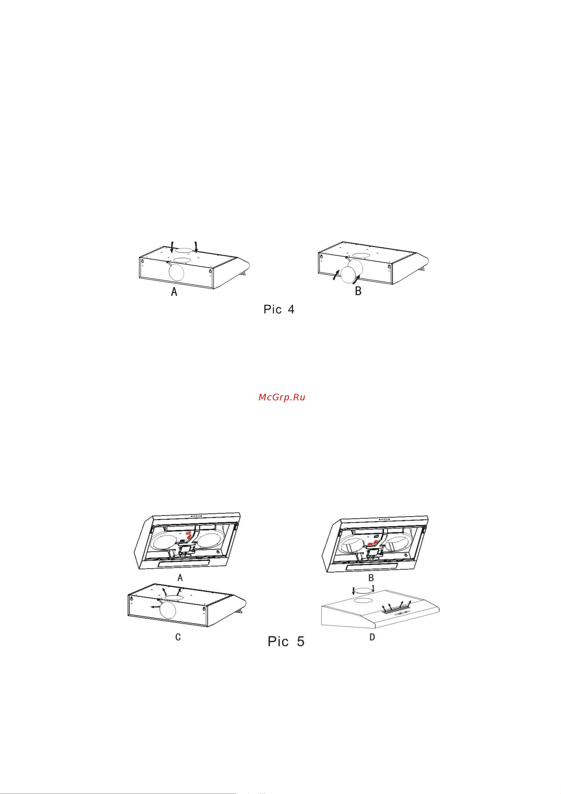 Candy CFT610/5S [6/11] Air ventilation setting