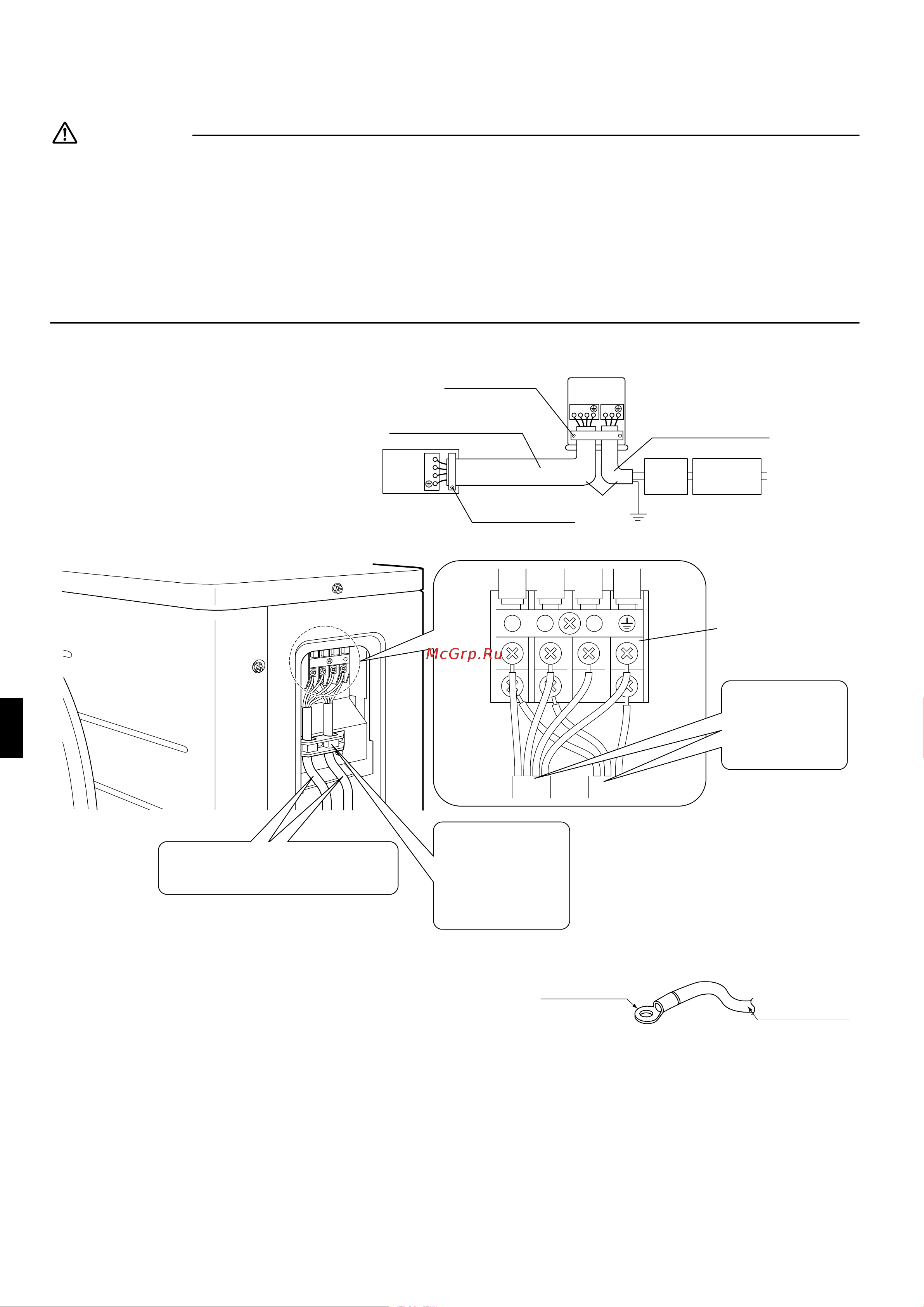 Daikin ARX20GV1B [11/14] Power supply terminal block