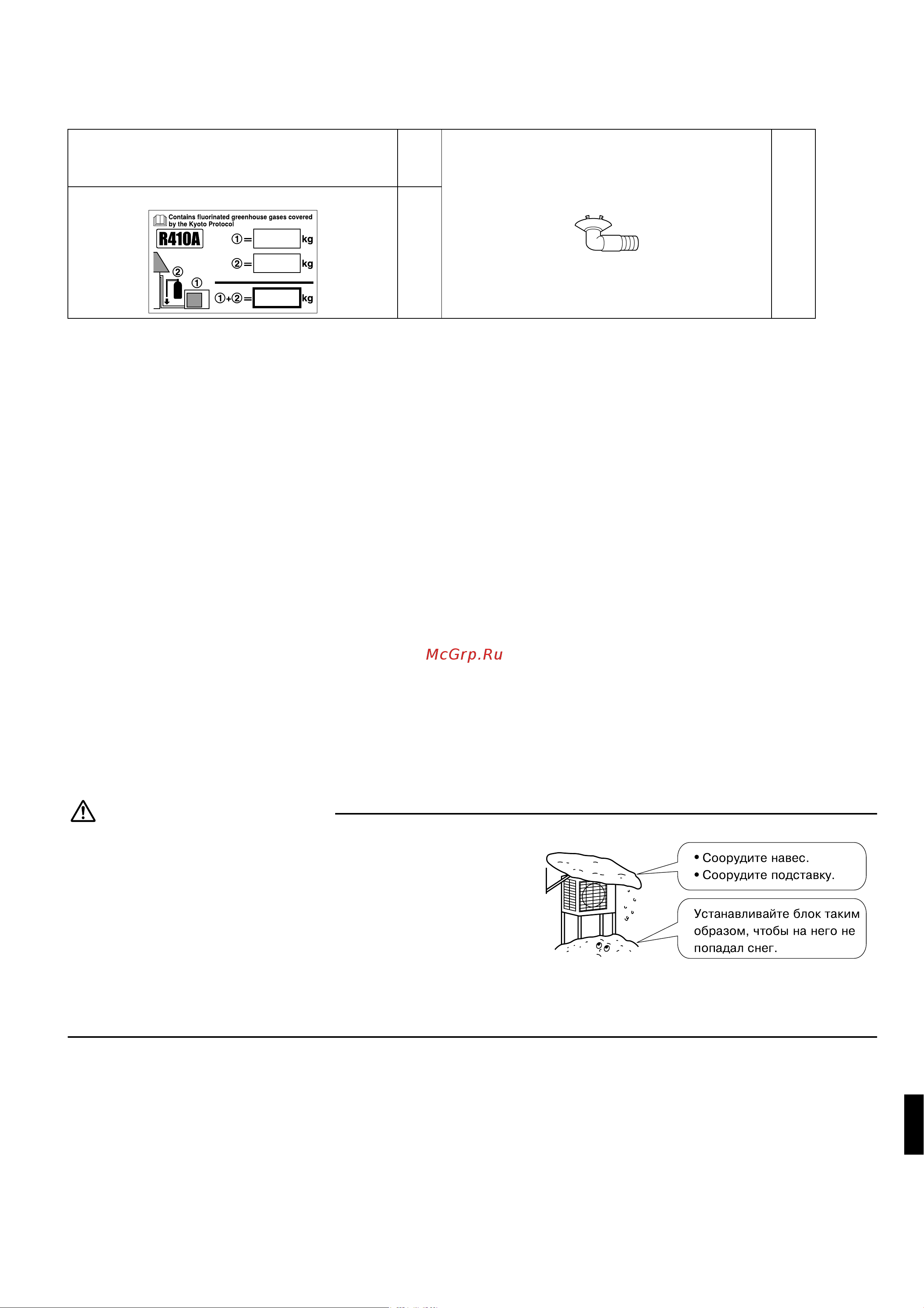 Daikin ARXS42G2V1B [3/13] Меры предосторожности при выборе места для óстановêи