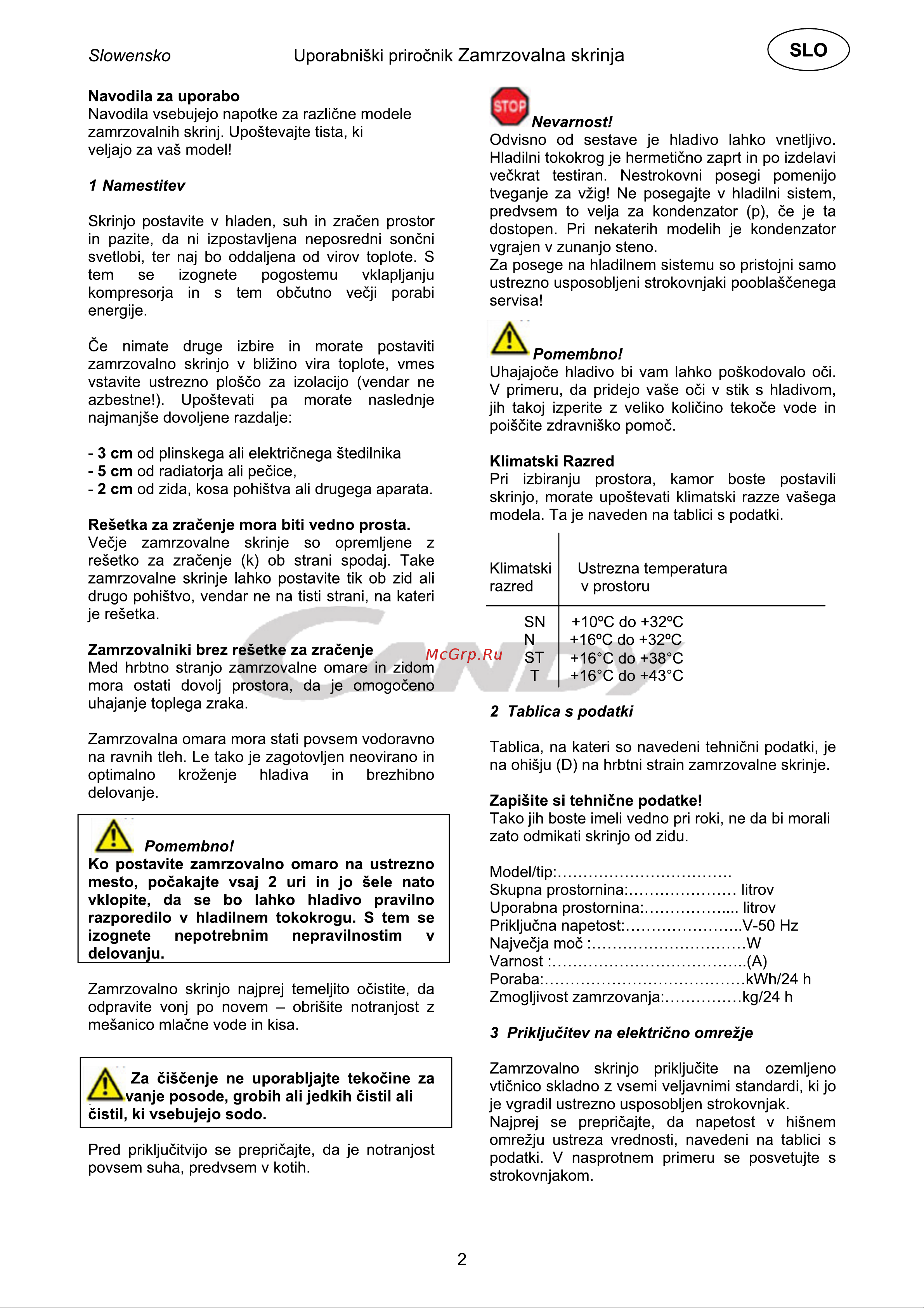 Candy CCHE 200EU Инструкция по эксплуатации онлайн [102/144] 599175