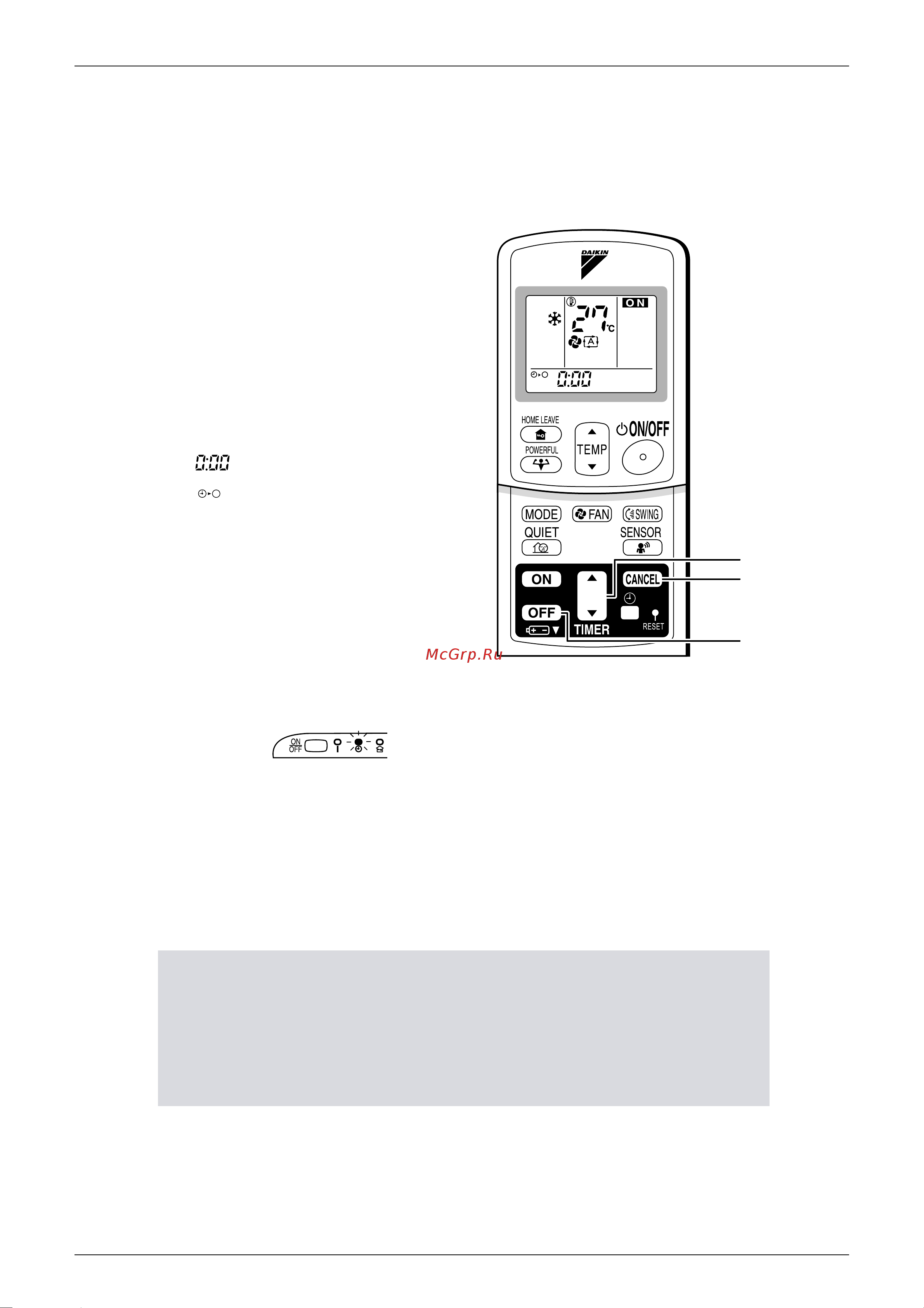 Daikin 2AMK40FV1B [148/280] Timer operation