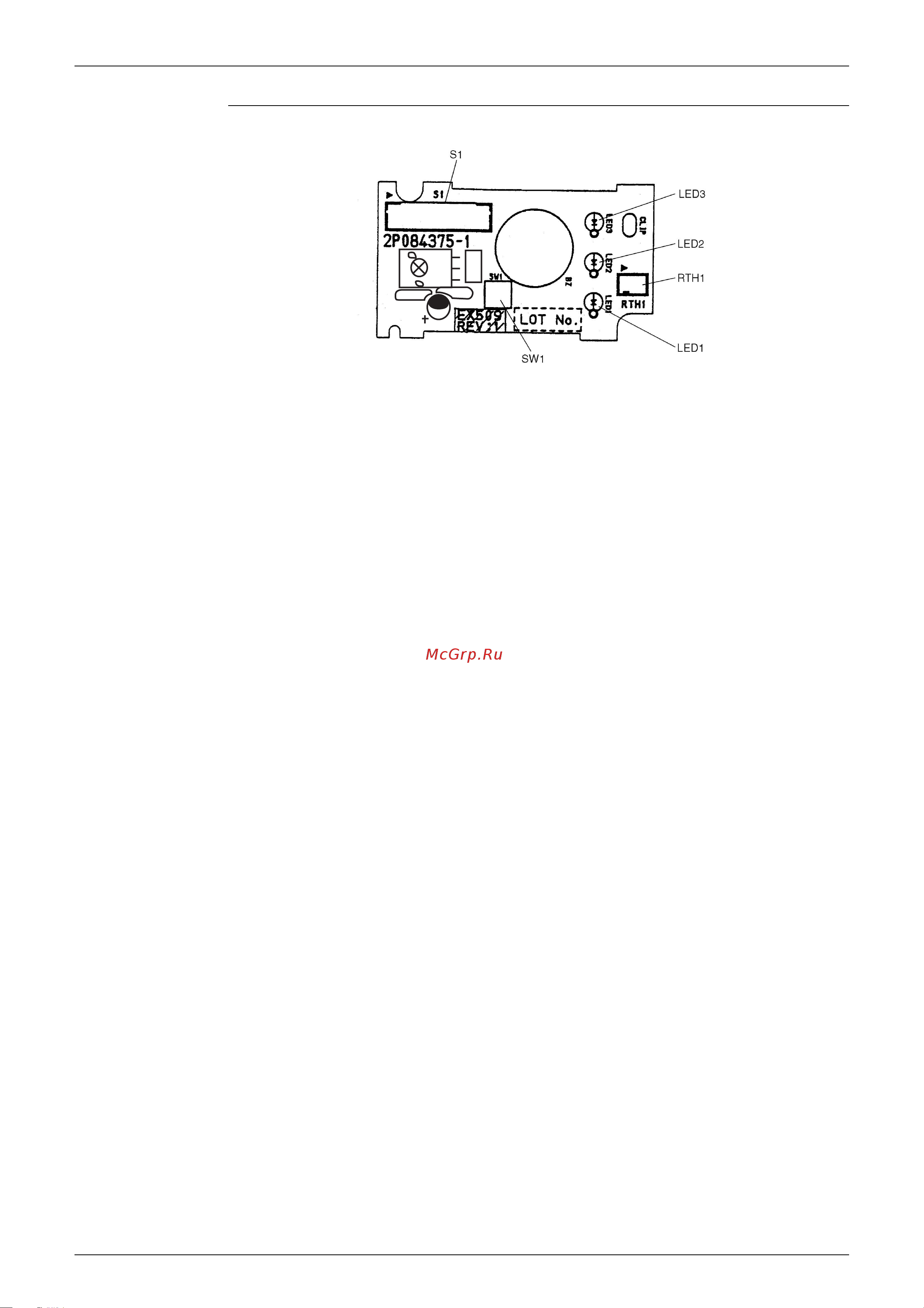 Daikin FTXS25EVMA [30/182] Pcb detail pcb 2 display pcb