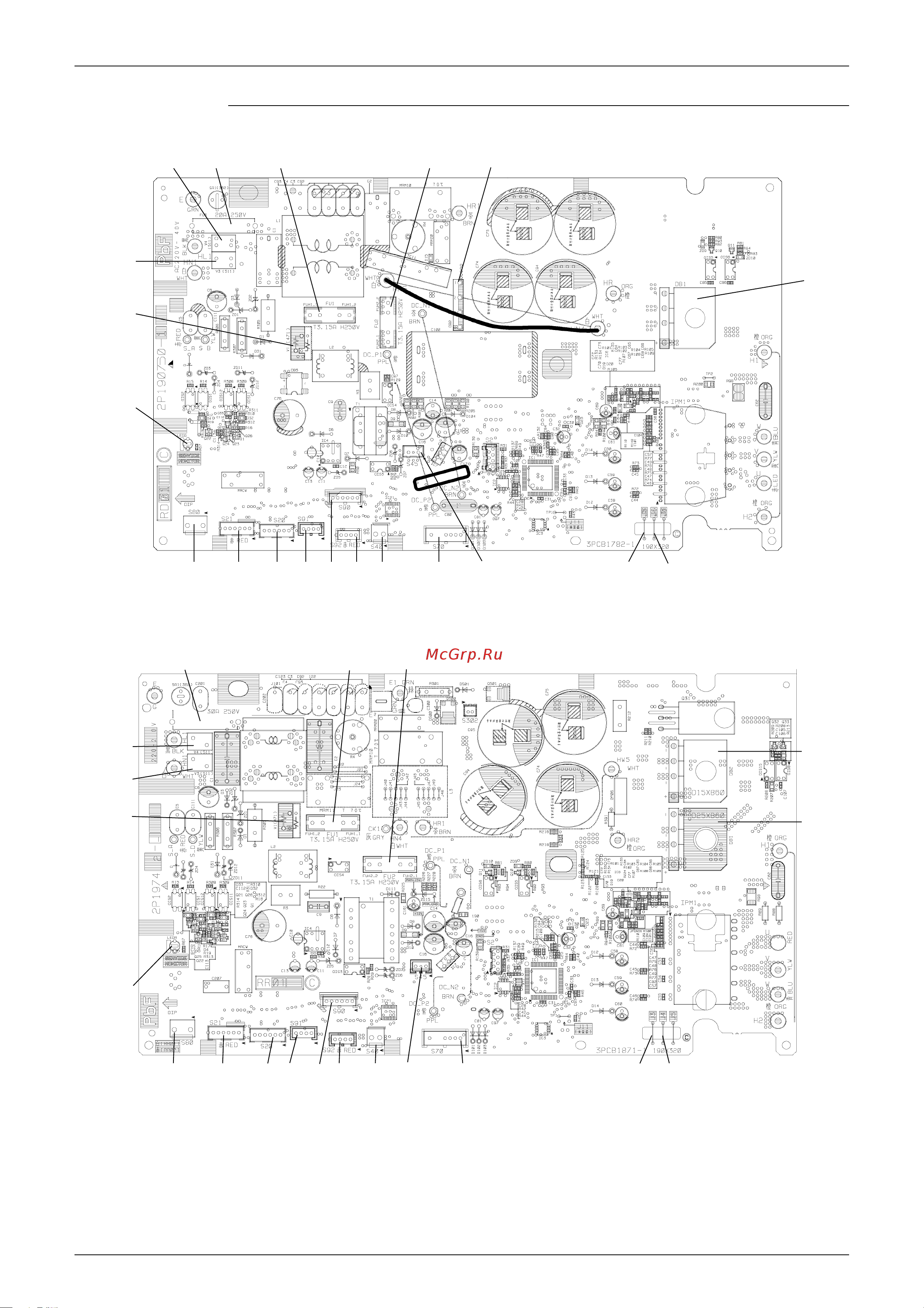 Daikin FTXS25EVMA [32/182] Pcb 1 control pcb 50 class