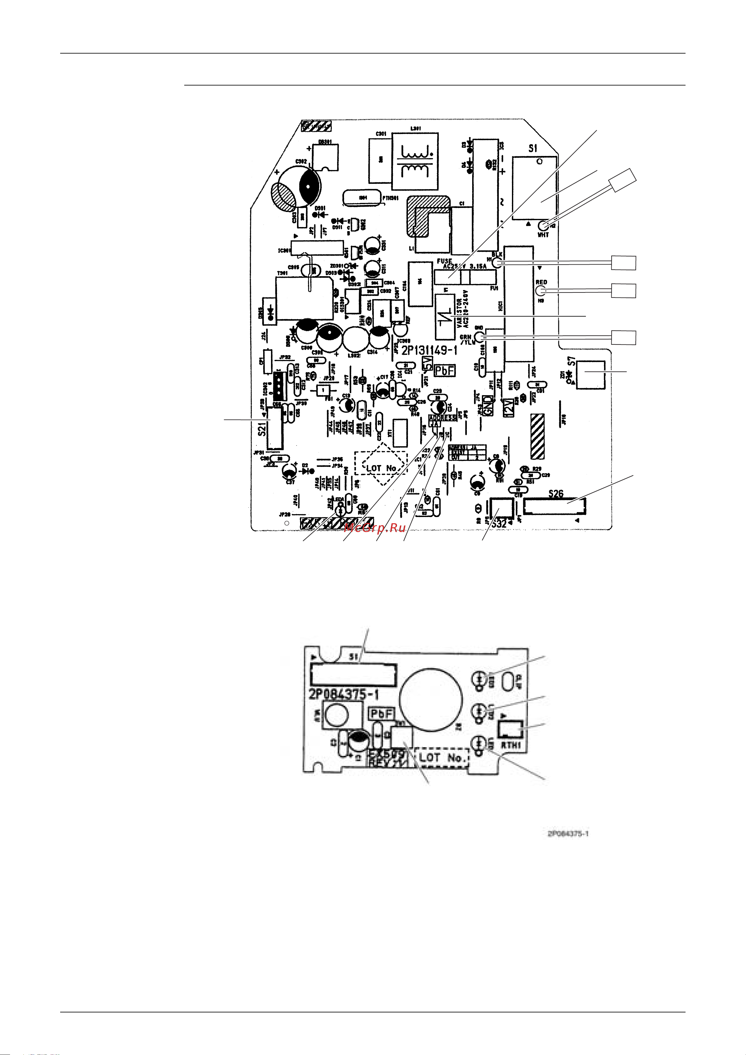 Daikin FDXS25EAVMB [31/223] Pcb 2 display pcb
