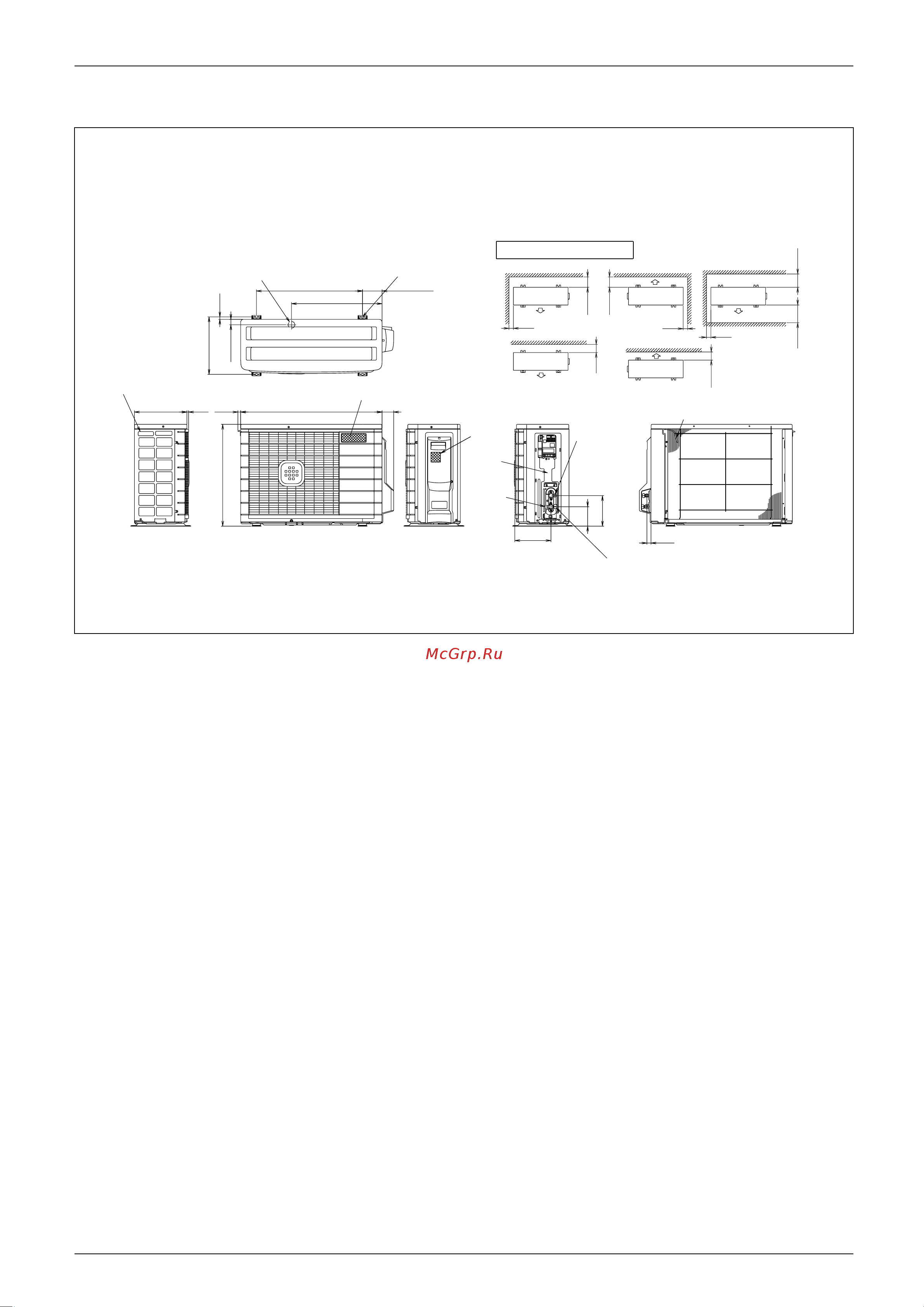 Daikin FDKS35CAVMB [12/122] Edbe 07 670 dimensions