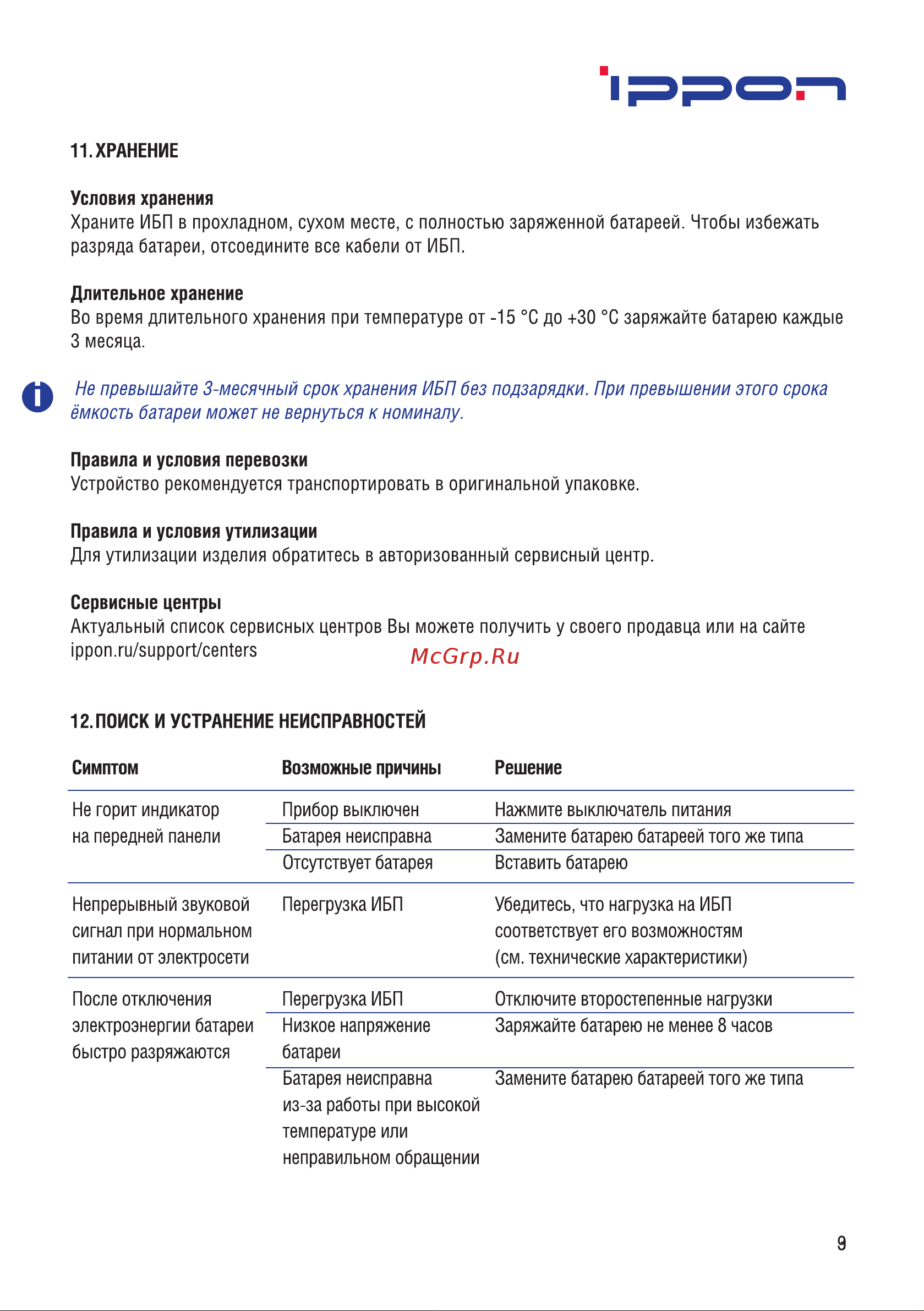Ippon Back Basic 650S Euro 360Вт 650ВА черный 1373874 Инструкция по эксплуатации онлайн [9/12] 871746