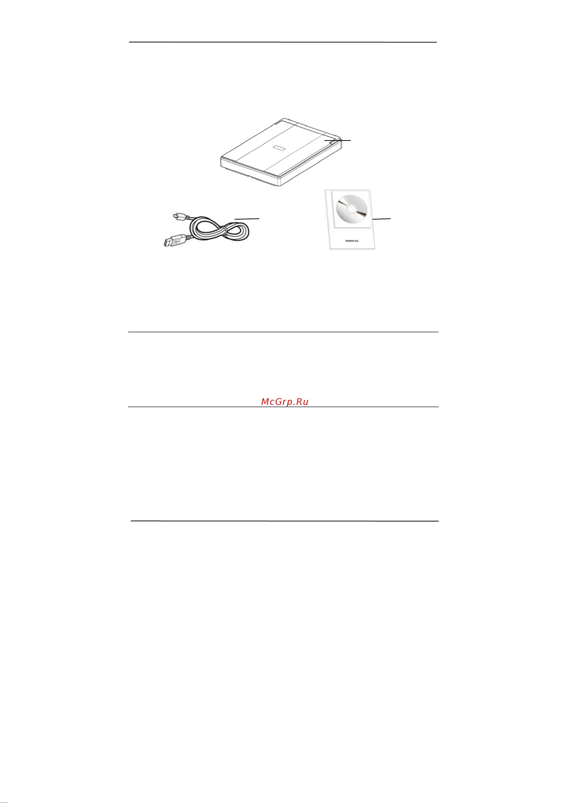 Avision FB10 [9/105] Комплект поставки
