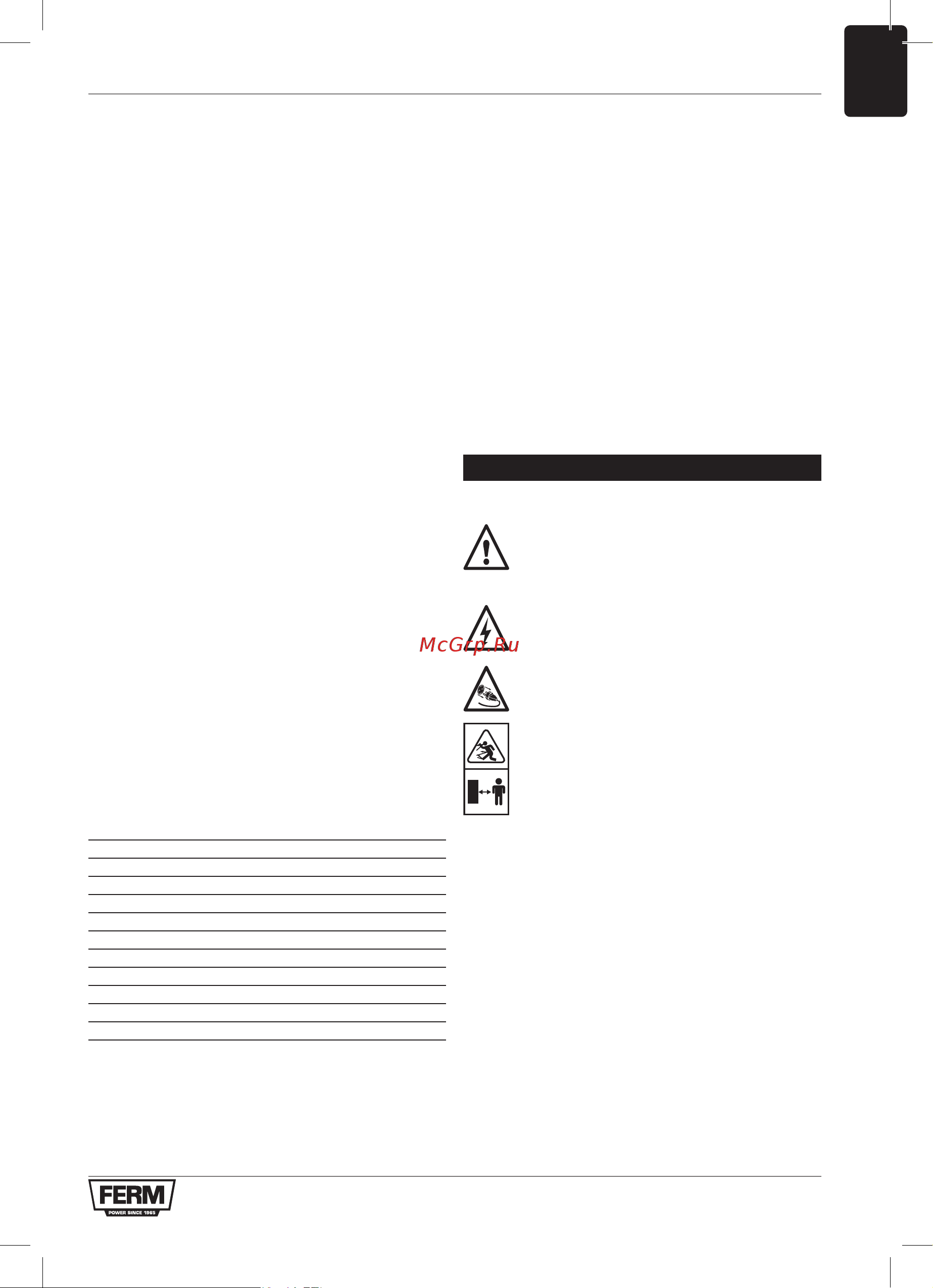 FERM DIY 900W BJM1009 [37/136] Norme di sicurezza